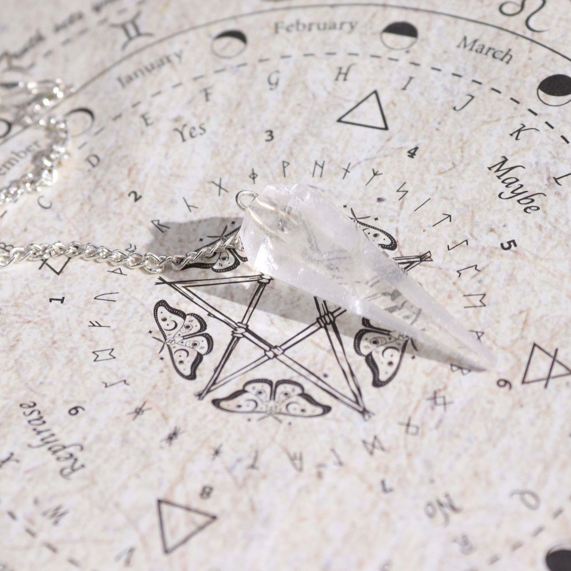 Ancient Witch Spell Incense - Cleansing - Rock Crystal Pendulum - Image 3