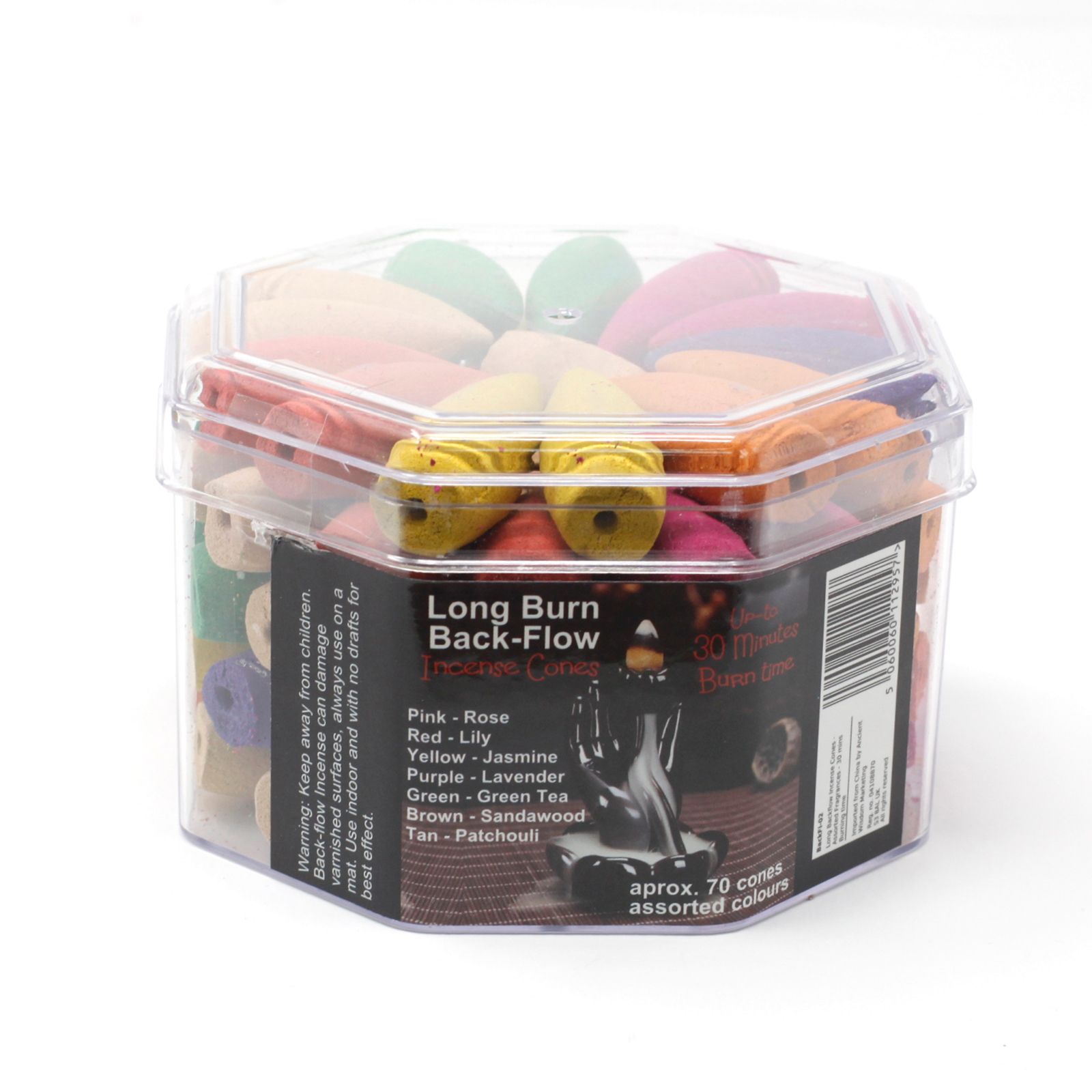 Long Backflow Incense Cones - Assorted Fragrances - 30 mins Burning time - Image 5
