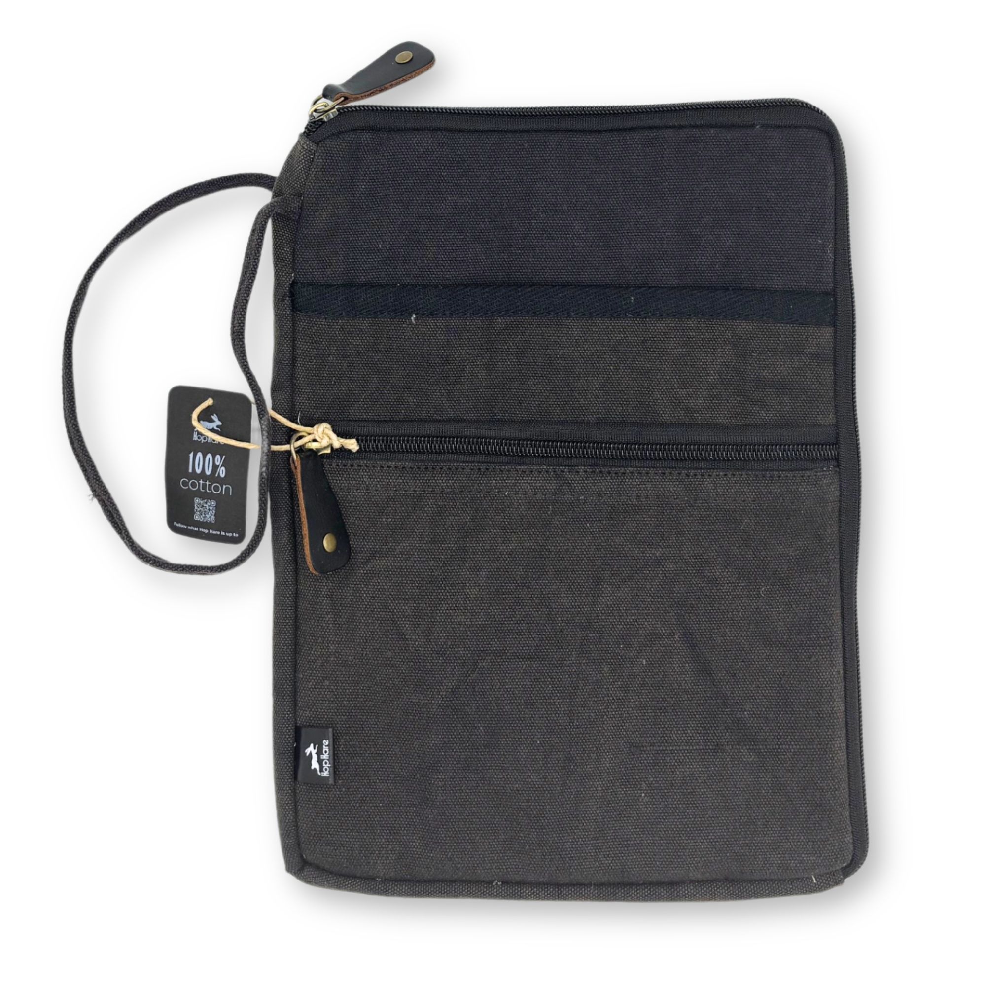 Stonewash Travel Laptop Pouch - Charcoal - Image 4
