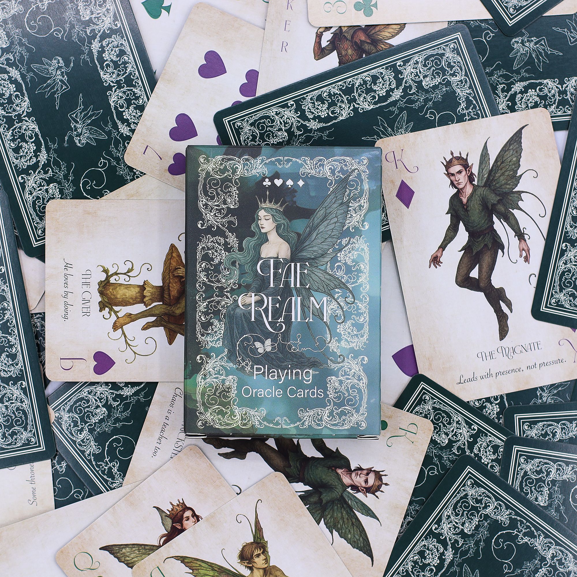 Fae Realm Playing & Oracle Cards – Fairy Theme - Image 6