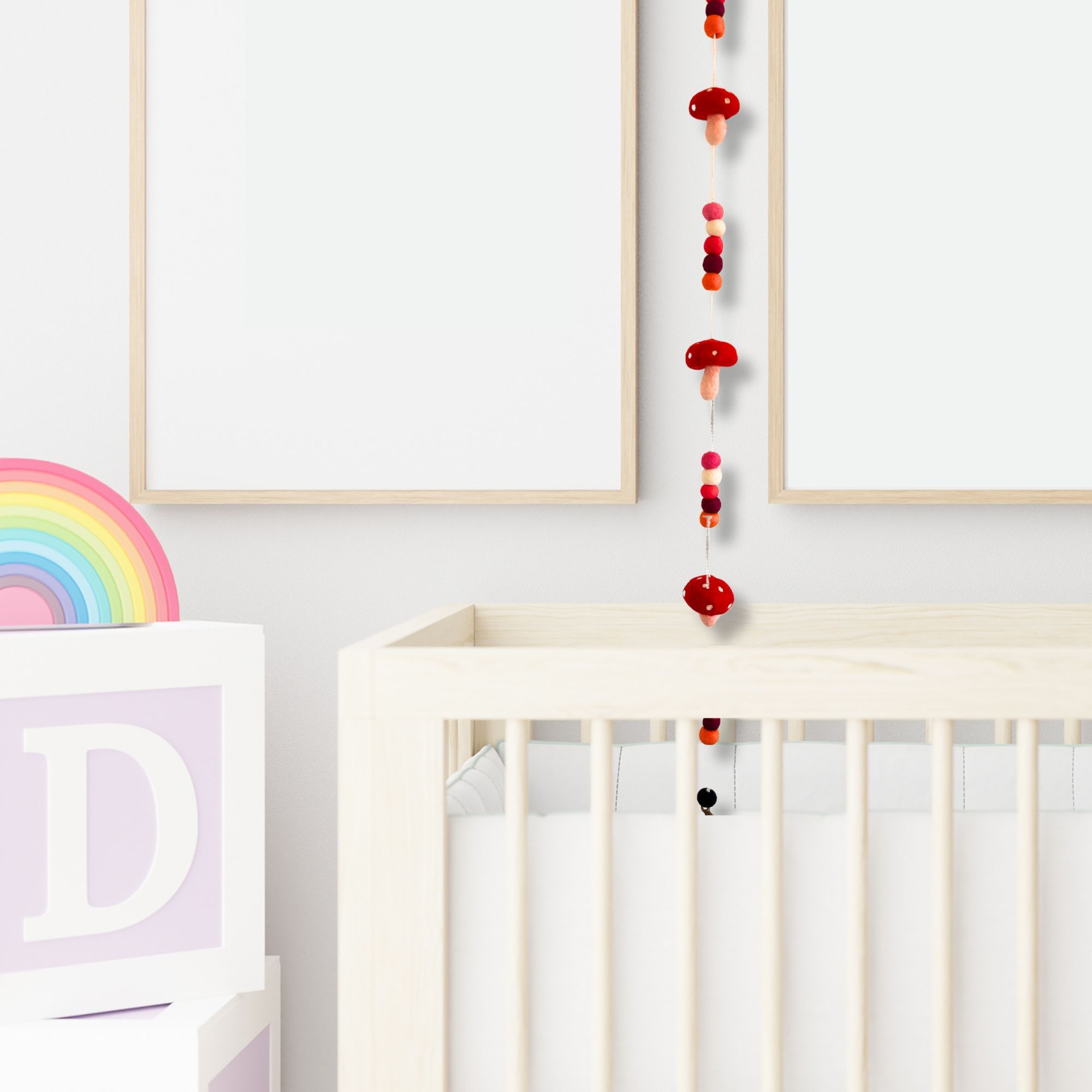 Felt Wall Hanging - Redtop Mushrooms - Image 7