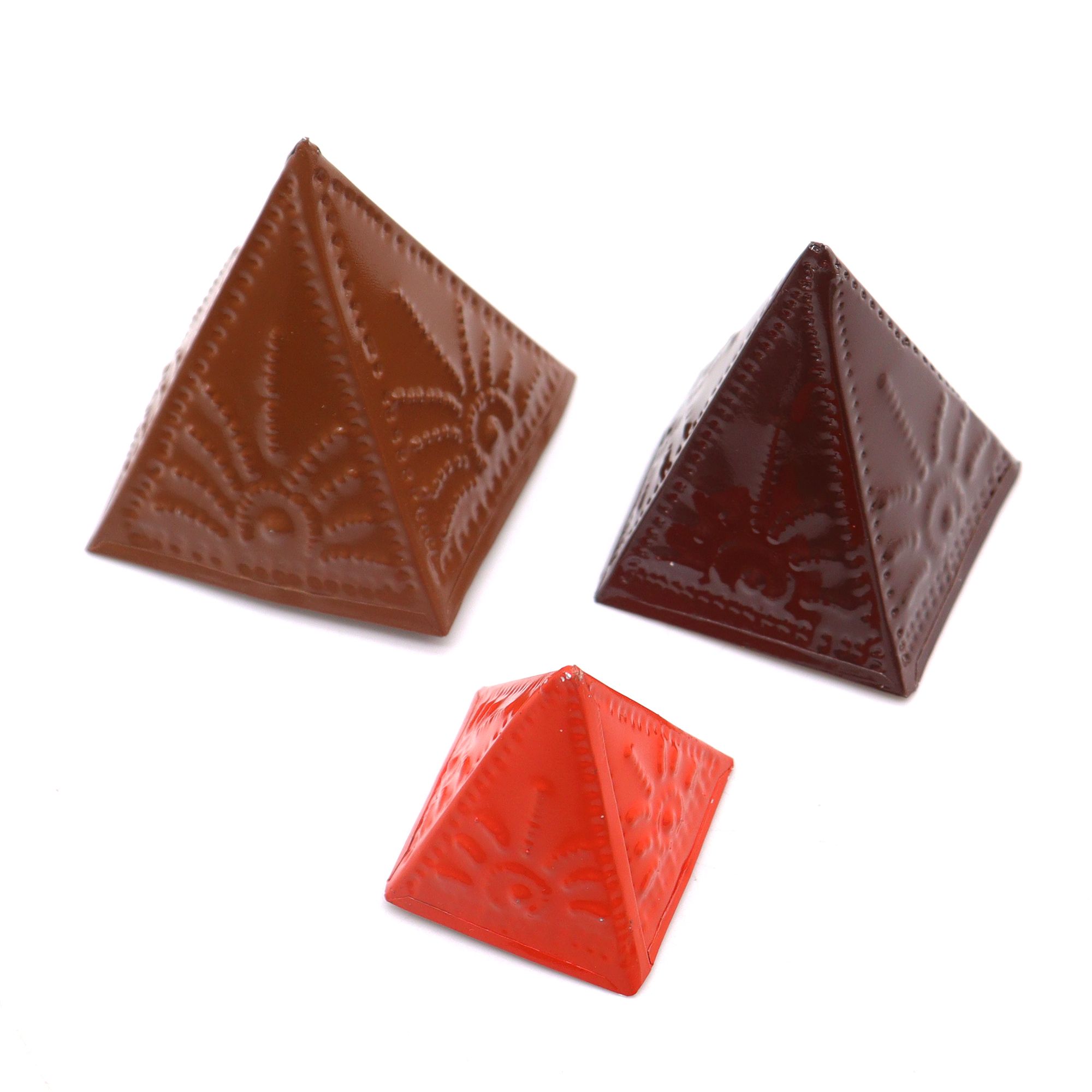 Incense Powder Mould Set - Lt Brown Dk Brown Orange - Image 2