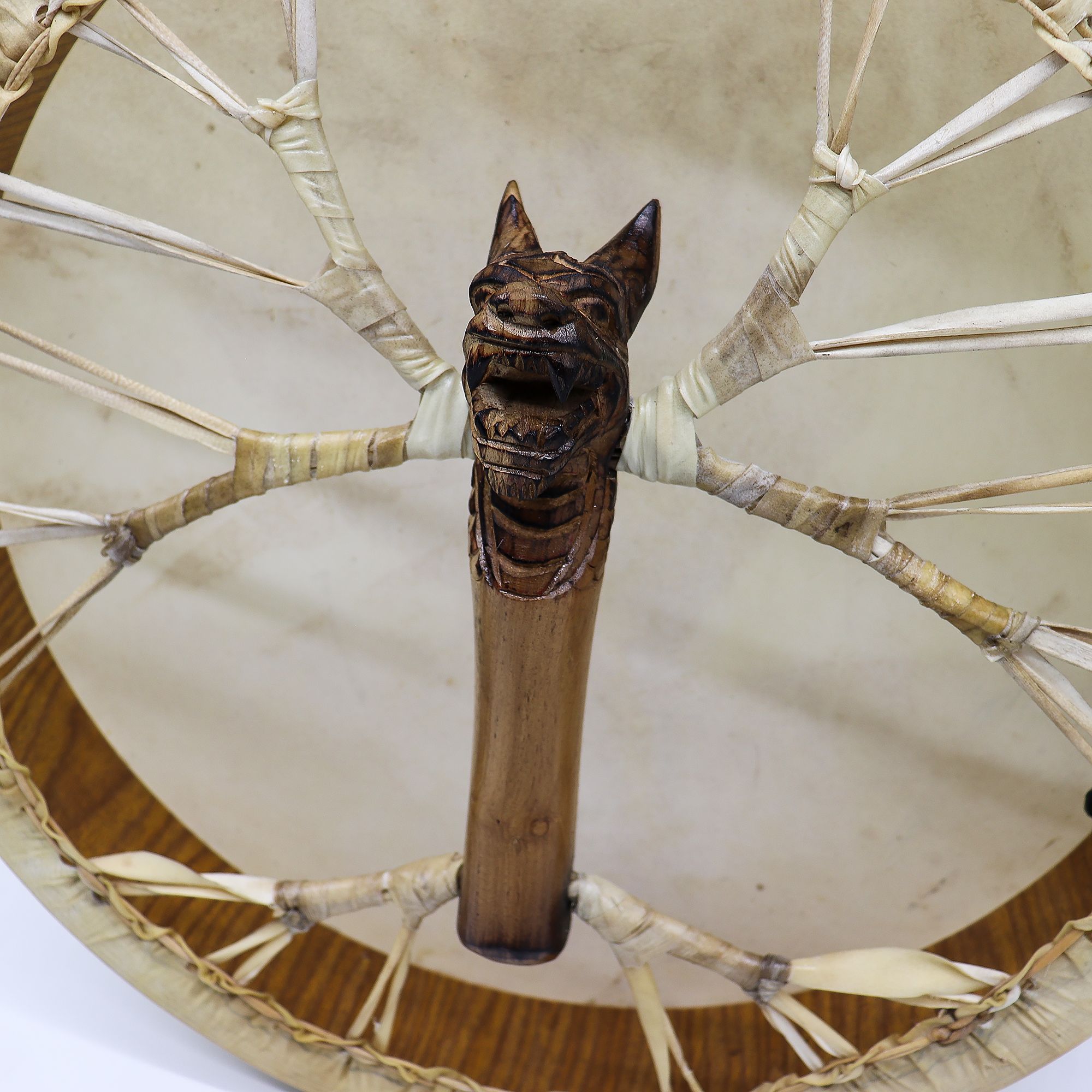 Spirit of the Dragon - Shaman Drum & Stick- Tunable - 40cm - Image 6