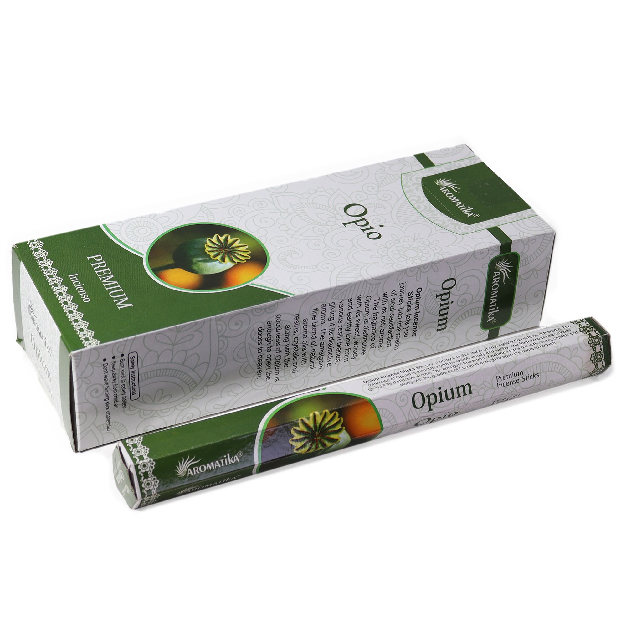 Aromatika Charcoal Free Hex Incense - Opium - Image 2