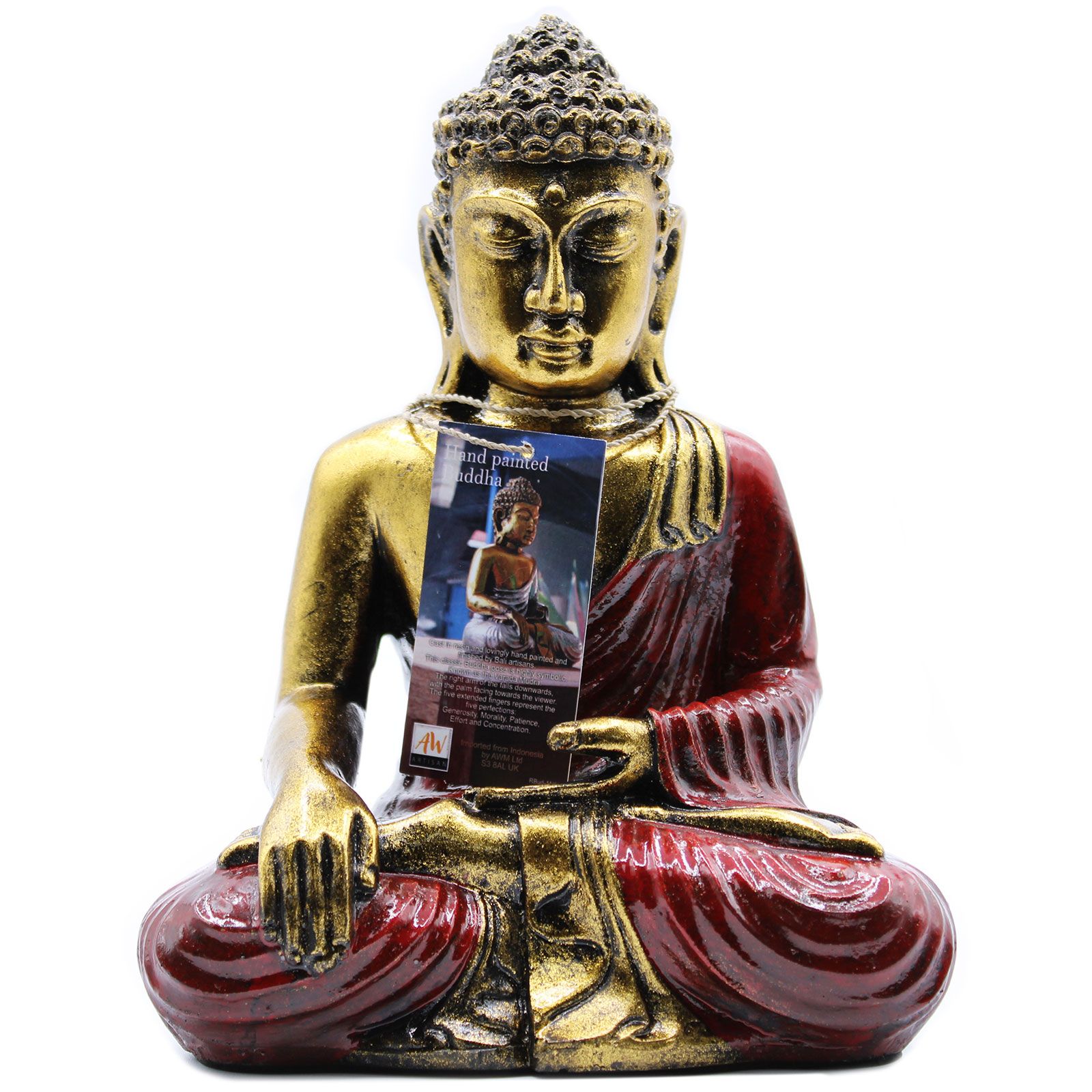 Red & Gold Buddha - Large - Image 2