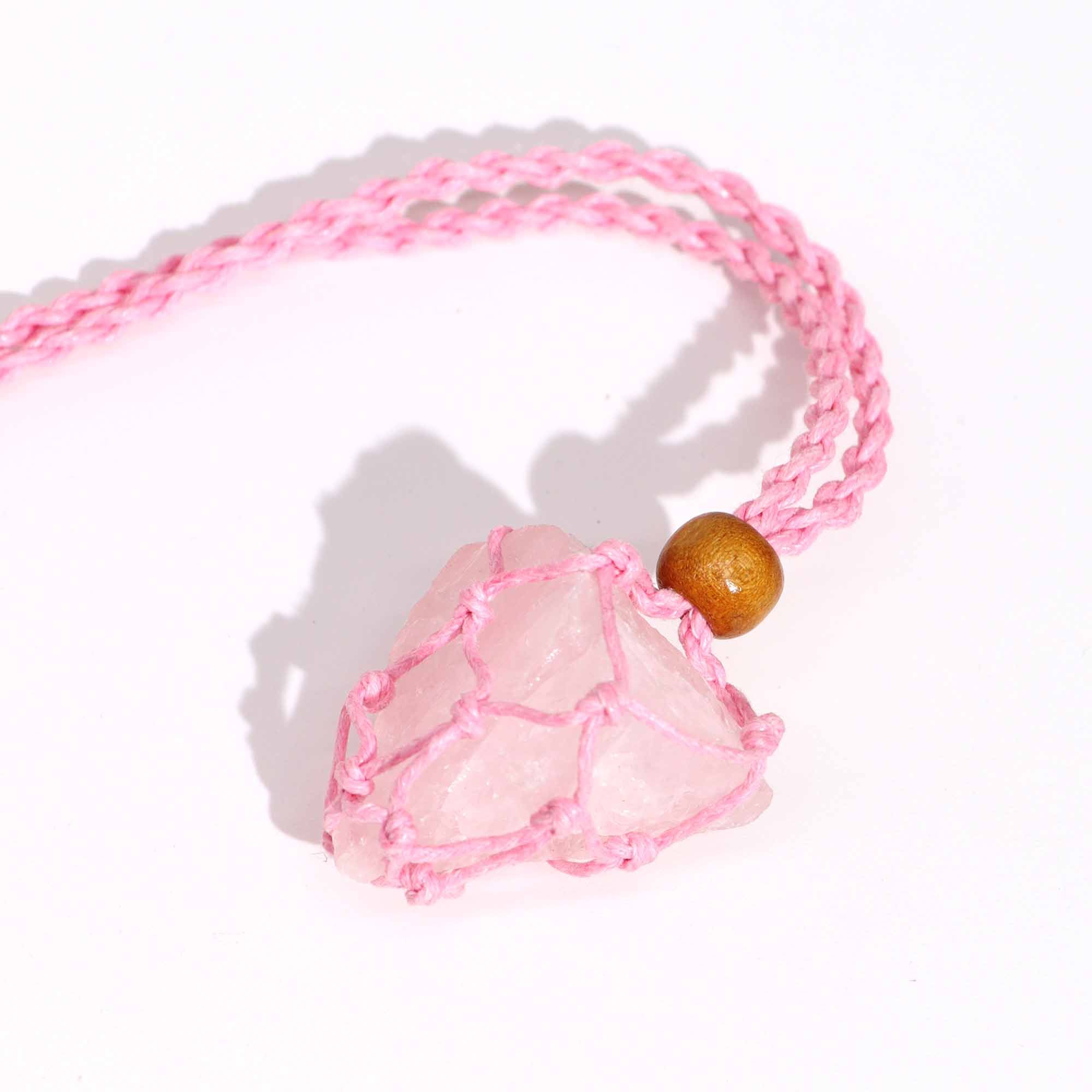 Gemstone Necklace Cord - Pink - Image 3