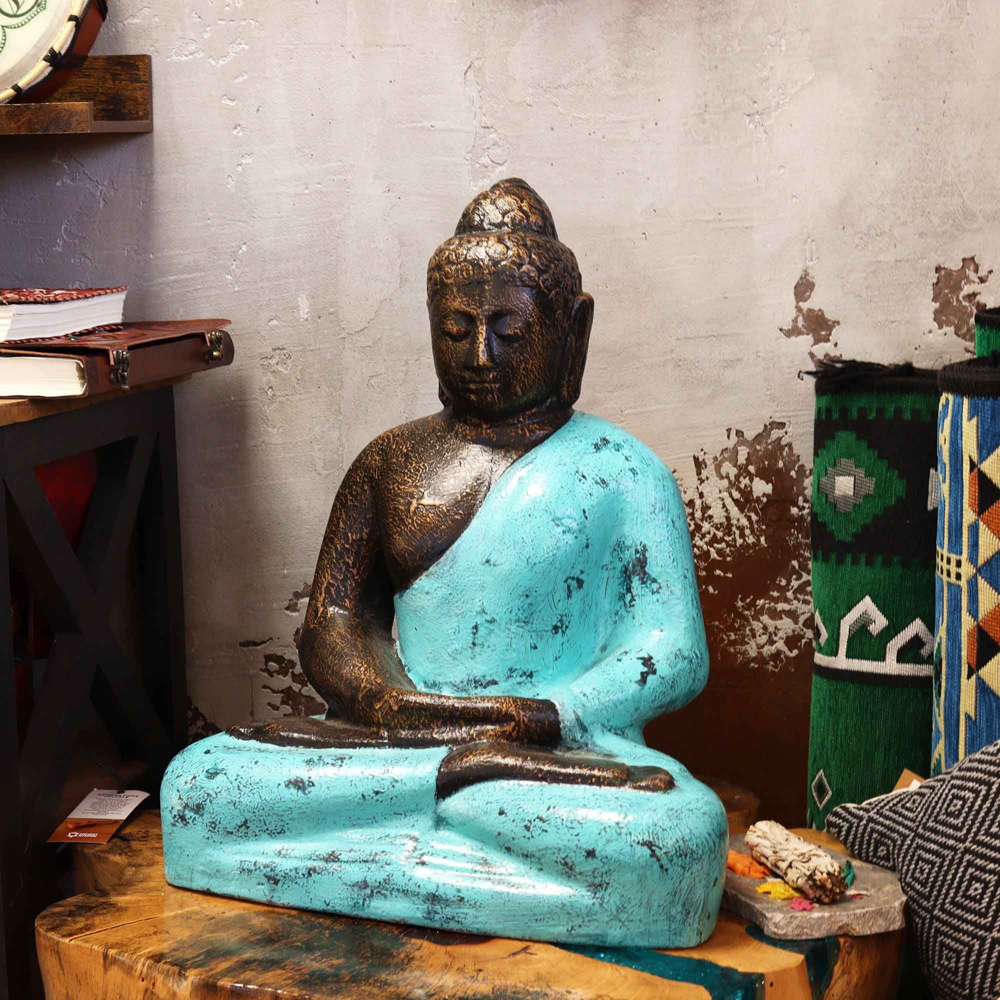 Medium Buddha Classic Turquoise & Stone - 0.5m - Image 2