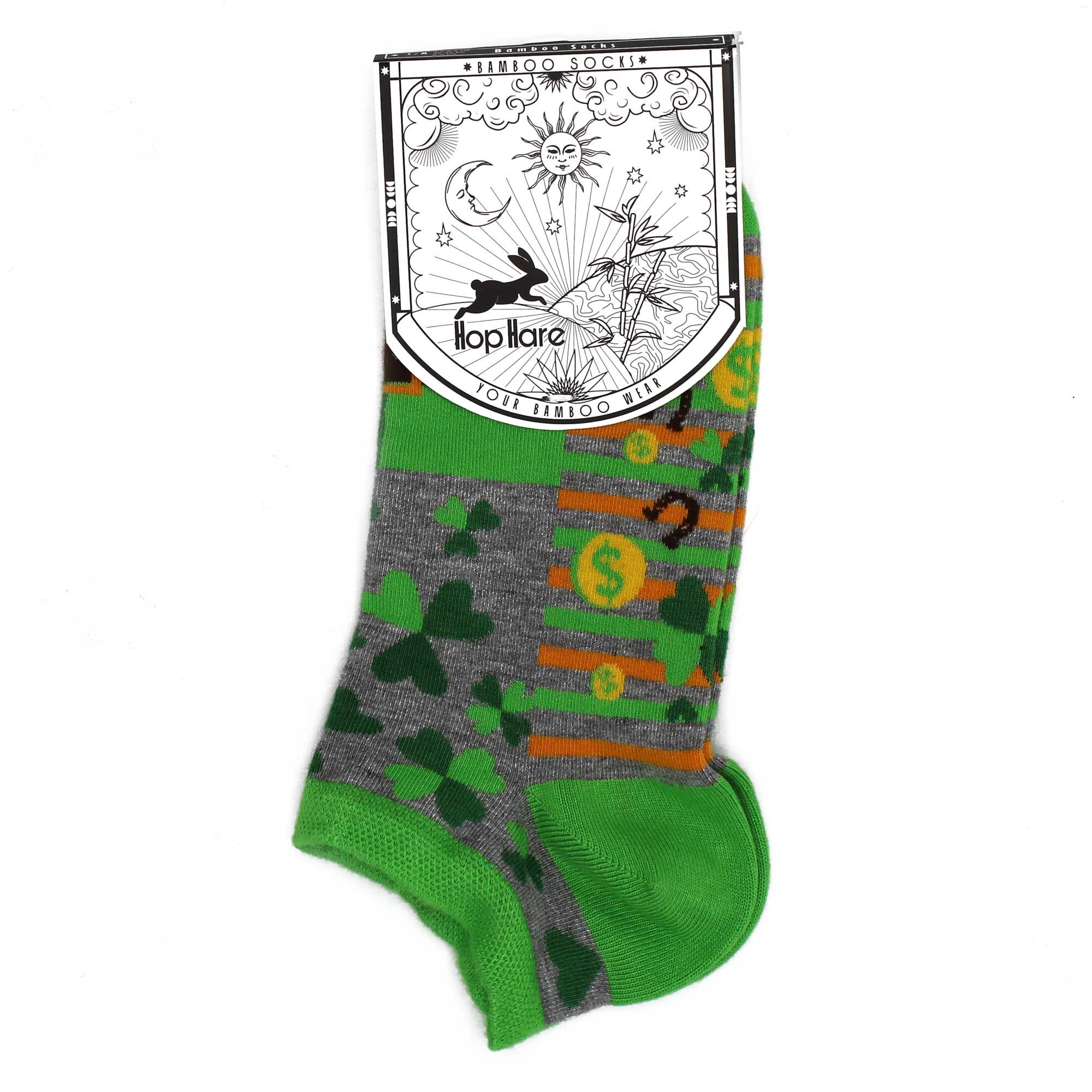 S/M Hop Hare Bamboo Socks Low (3.5-6.5) - Lucky Socks - Image 3