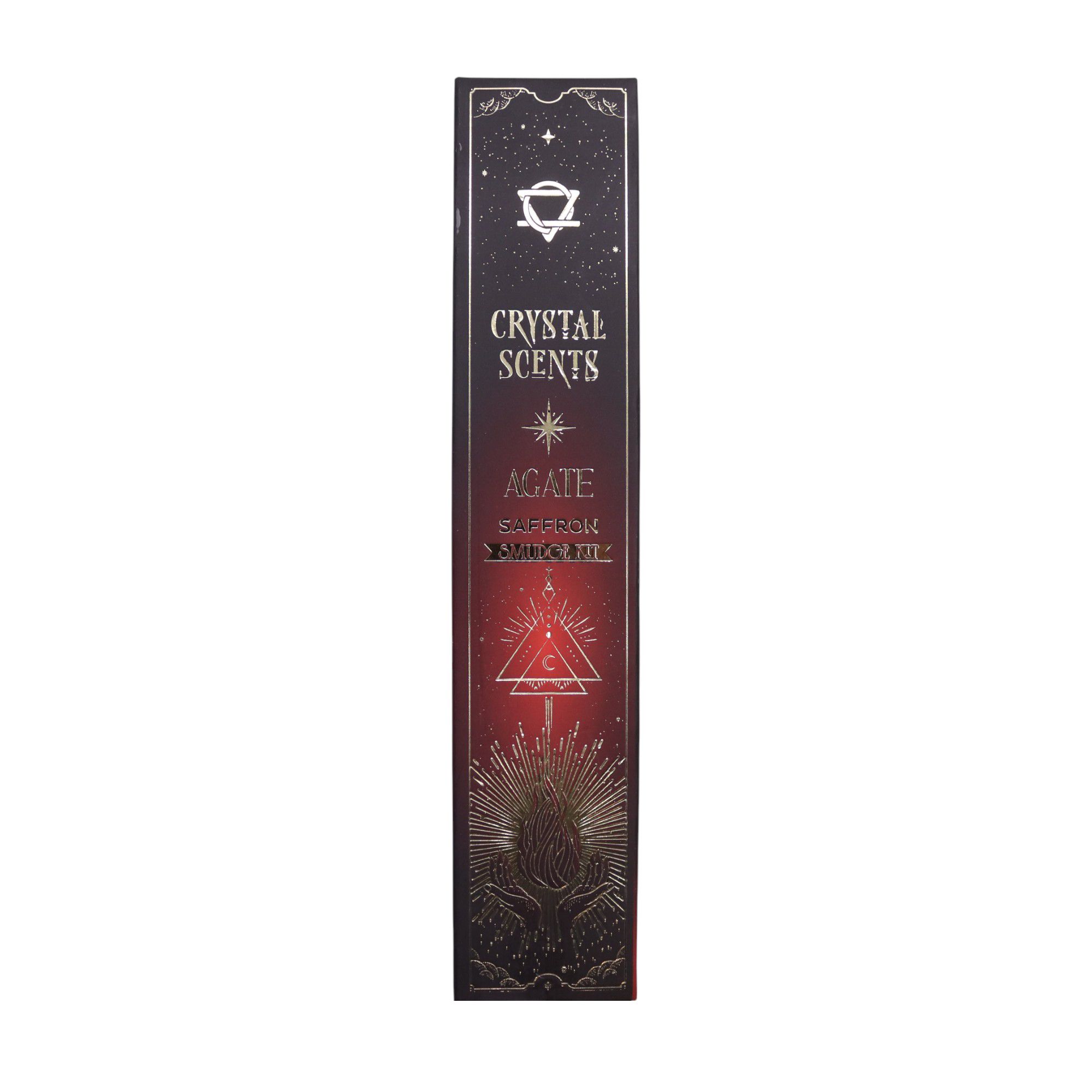 Red Agate Crystal Scents Smudge Incense - Saffron - Image 5