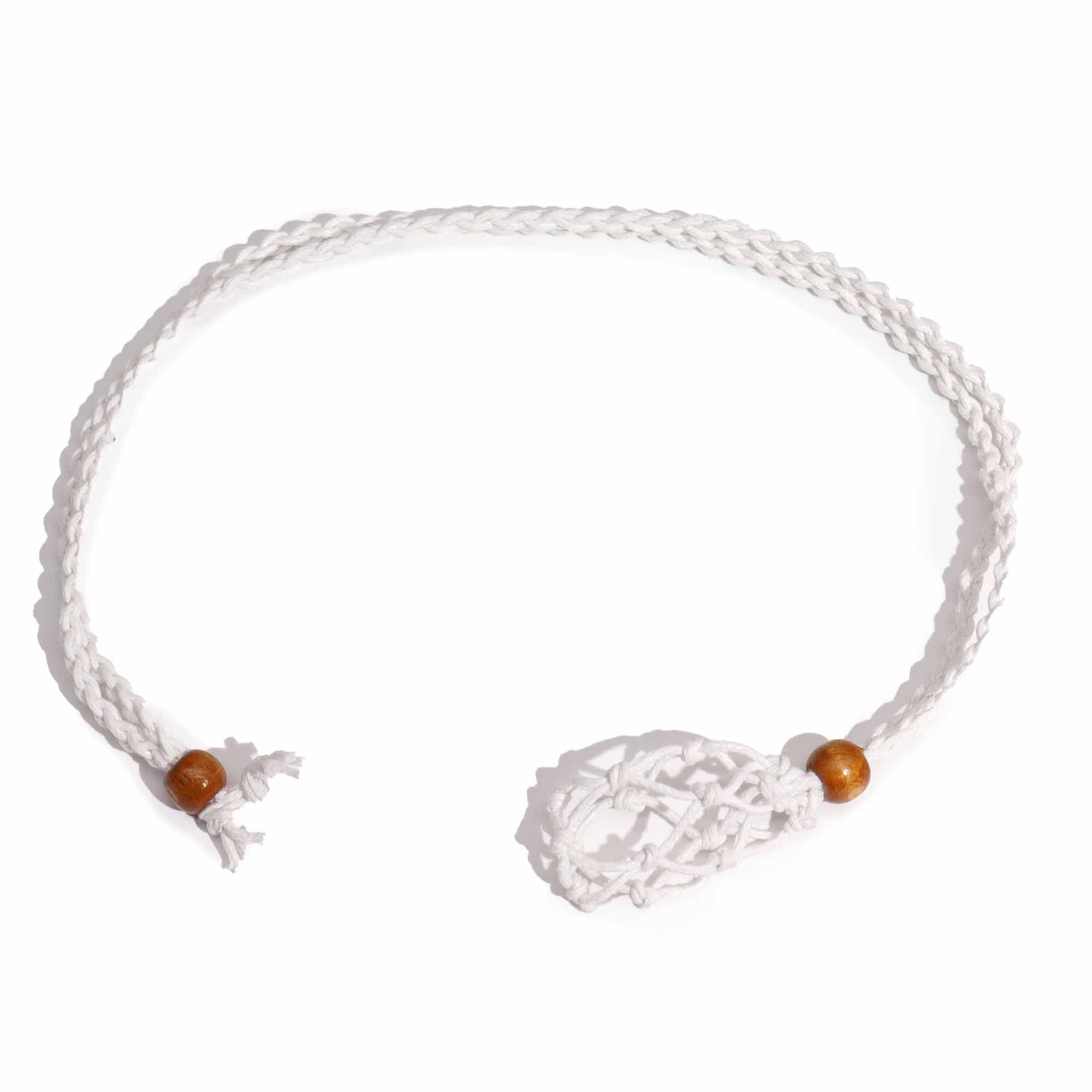 Gemstone Necklace Cord - White - Image 6