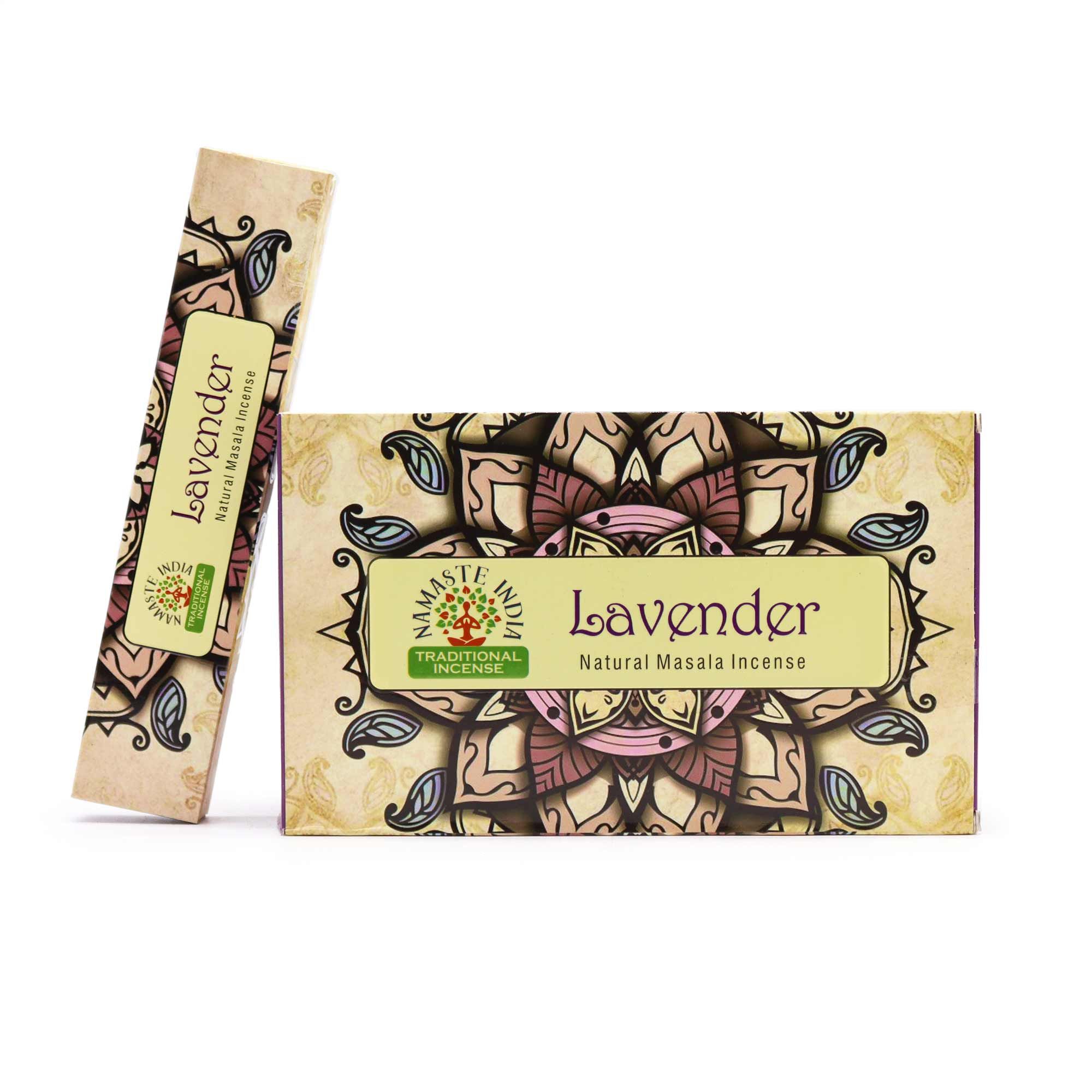 Namaste Mandala Masala Incense - Lavender - Image 3