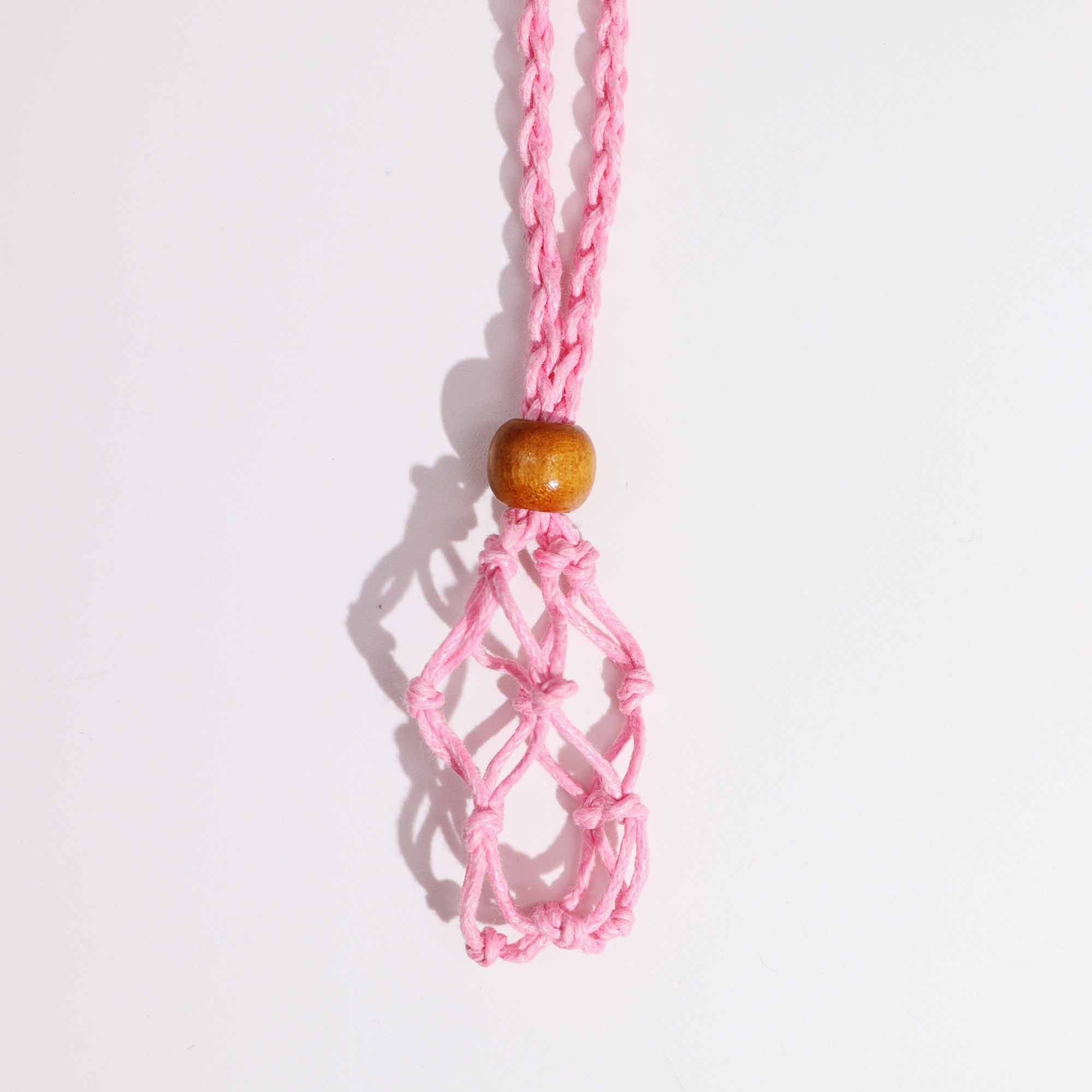 Gemstone Necklace Cord - Pink - Image 4
