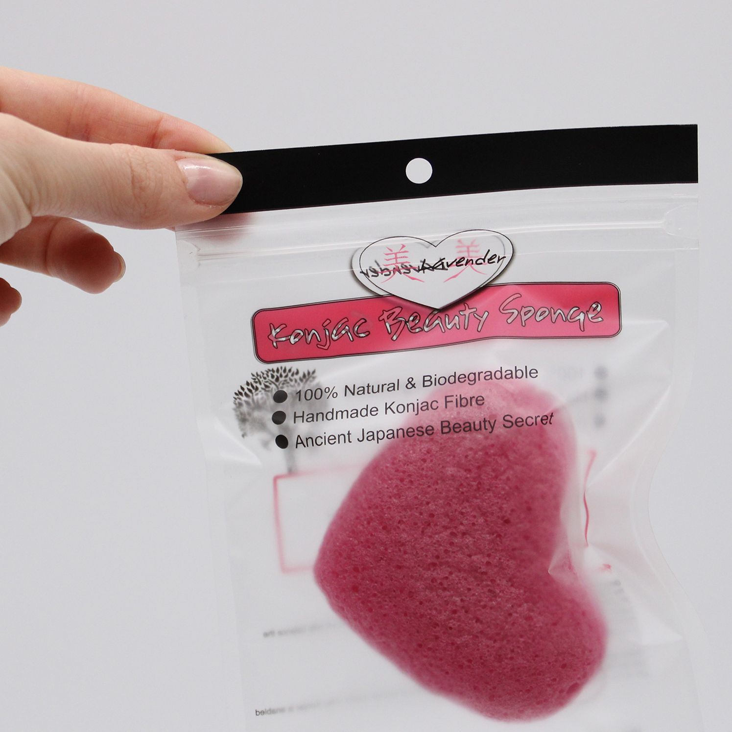 Konjac Sponge - Rose - Image 4