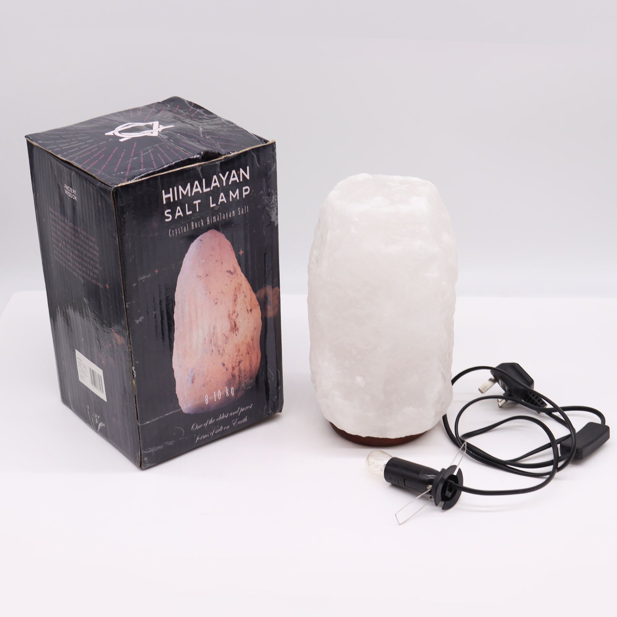 Crystal Rock Himalayan Salt Lamp - & Base apx 8-10kg - Image 3