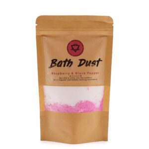 Raspberry & Black Pepper Bath Dust 190g