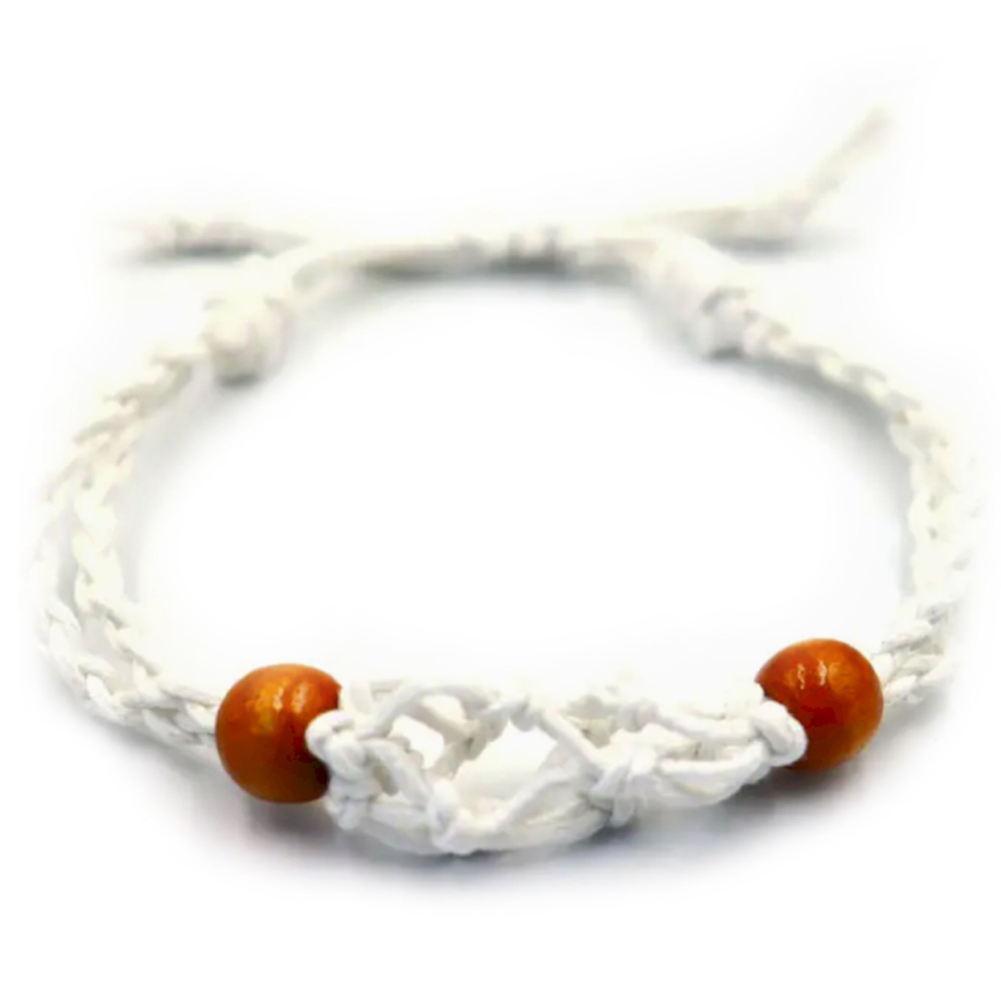 Gemstone Bracelet Cord - White - Image 3