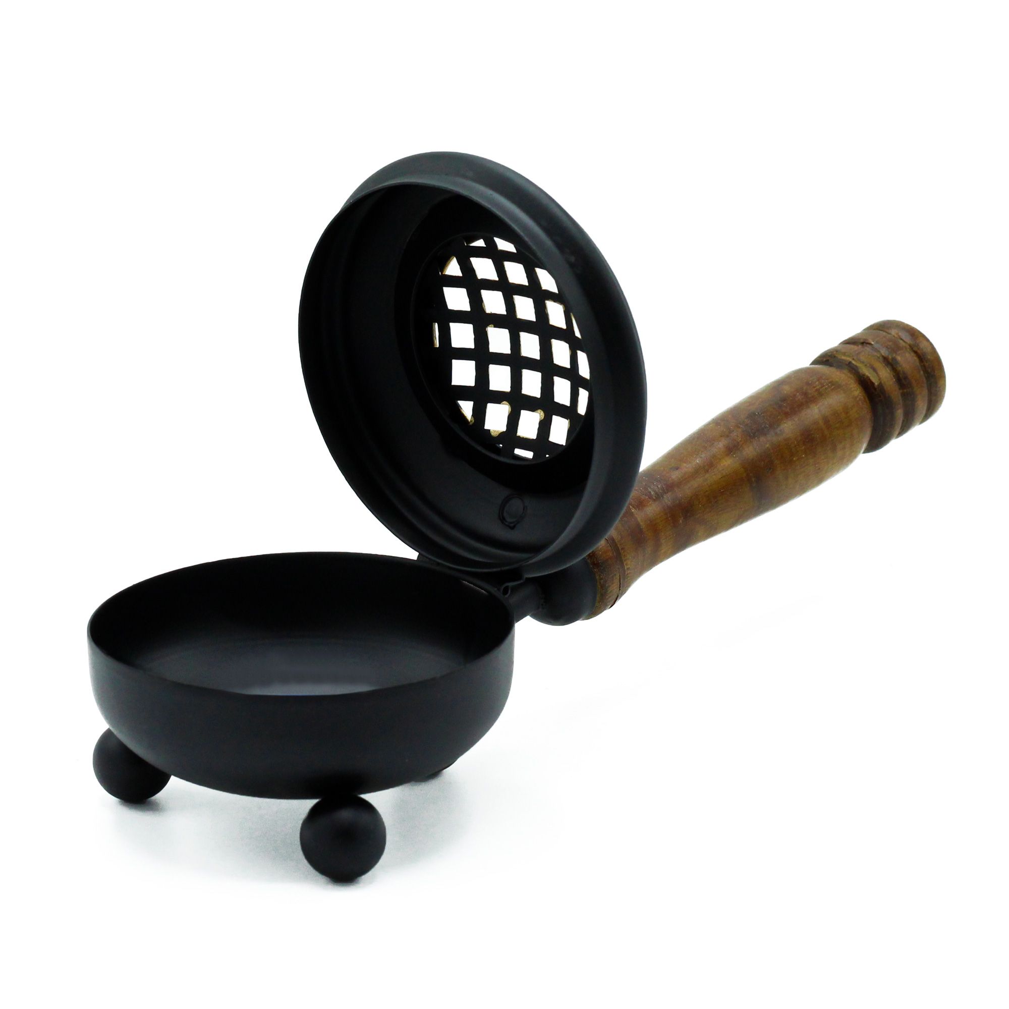 Med Iron Censer Incense Burner - Gold detail - Image 3