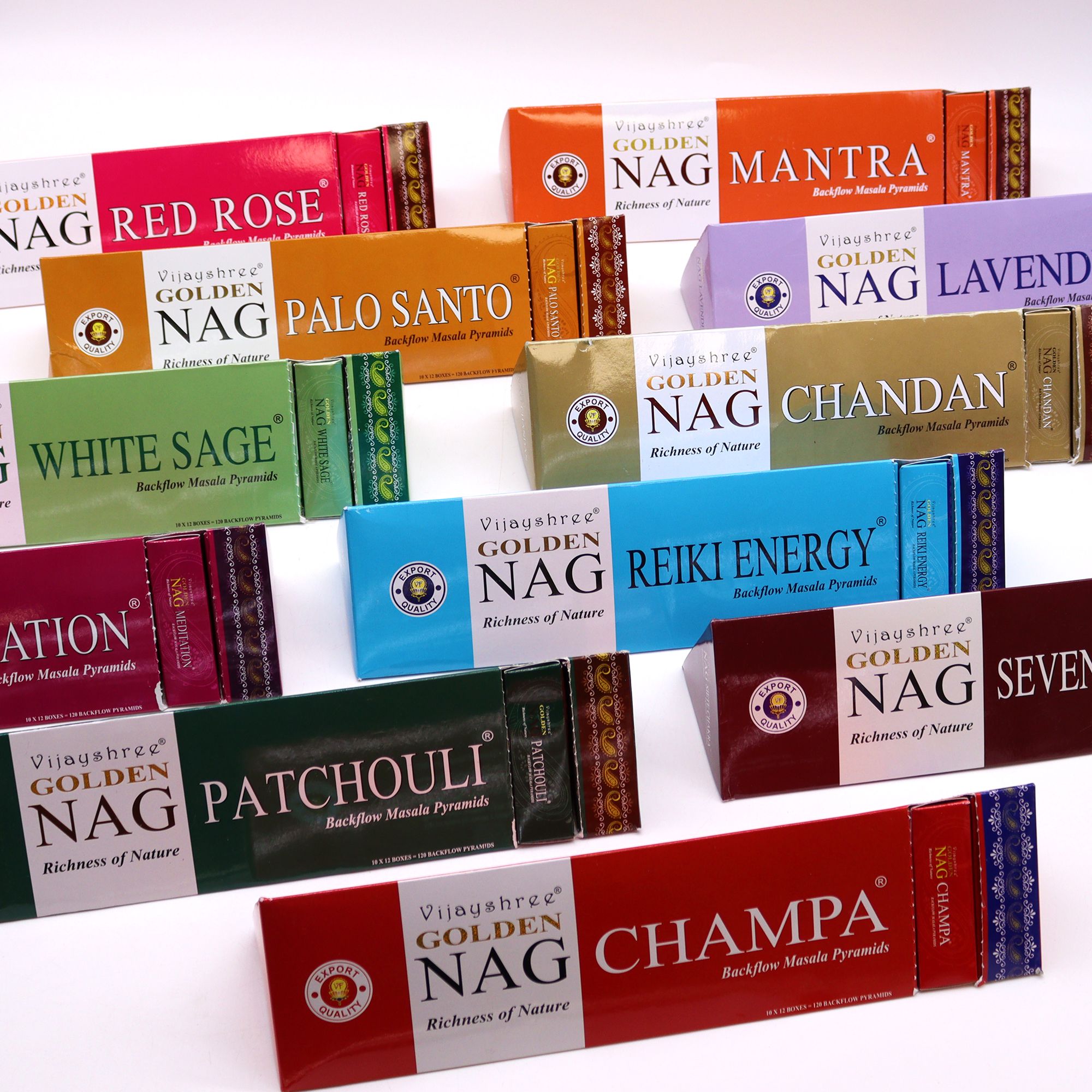 42g Jumbo Golden Nag - Champa Backflow Incense Cones - Image 4