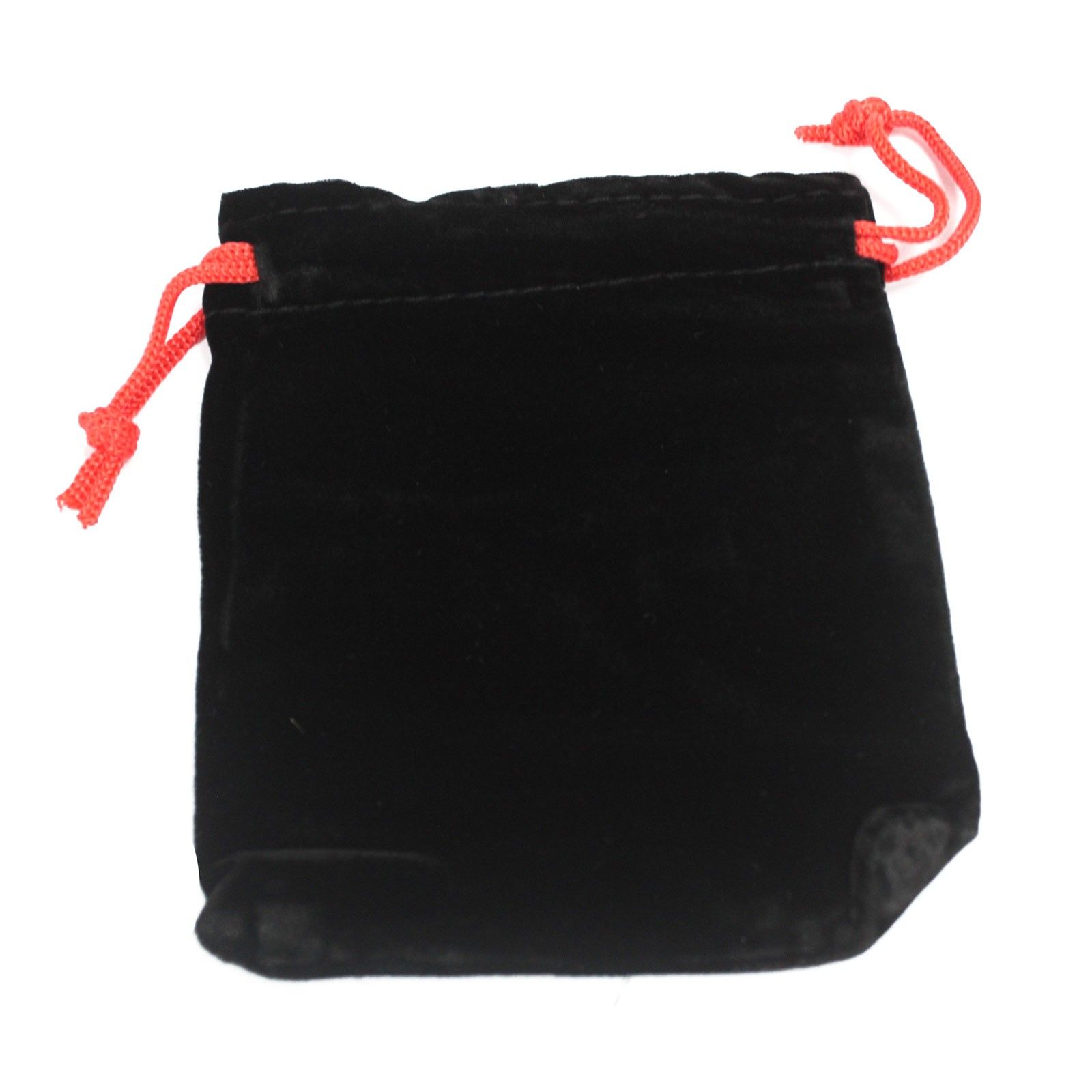 Quality Velvet Pouch - Black 10x12cm - Image 2