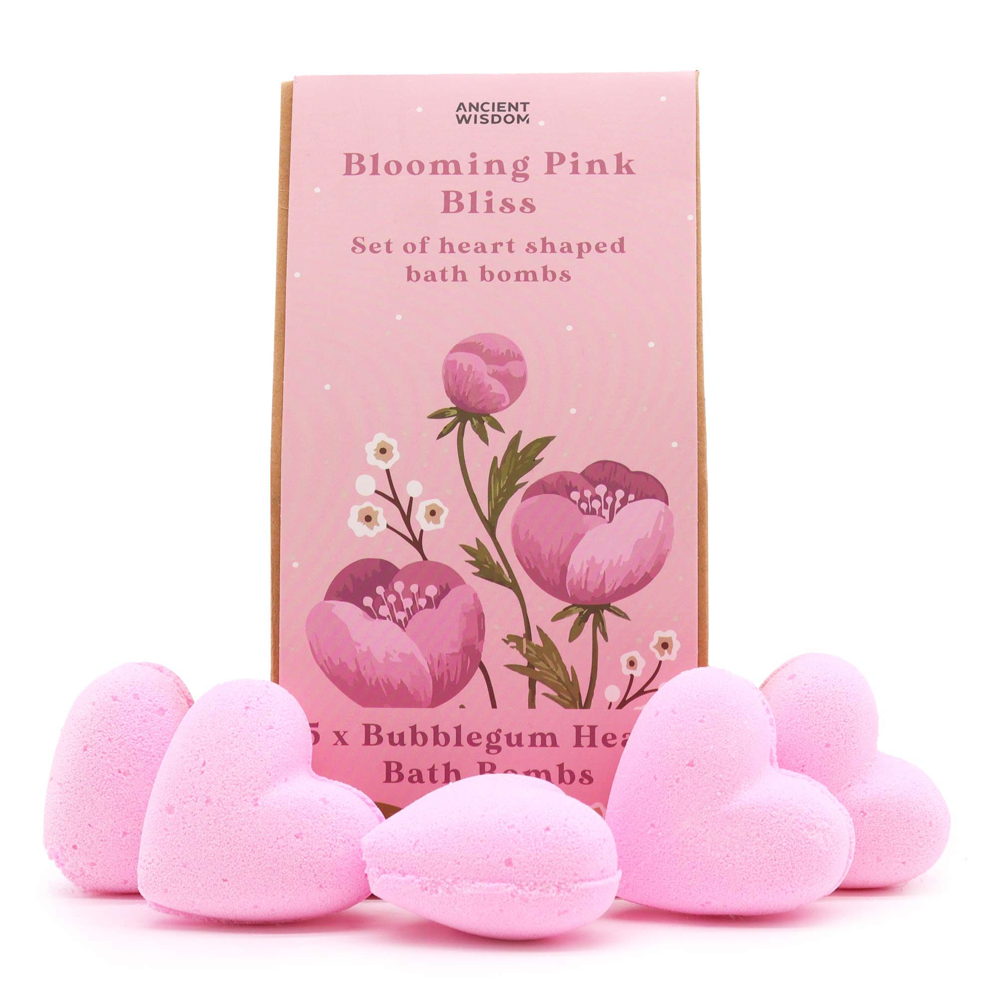 Blooming Pink Bliss Bath Heart Gift Set - Image 3