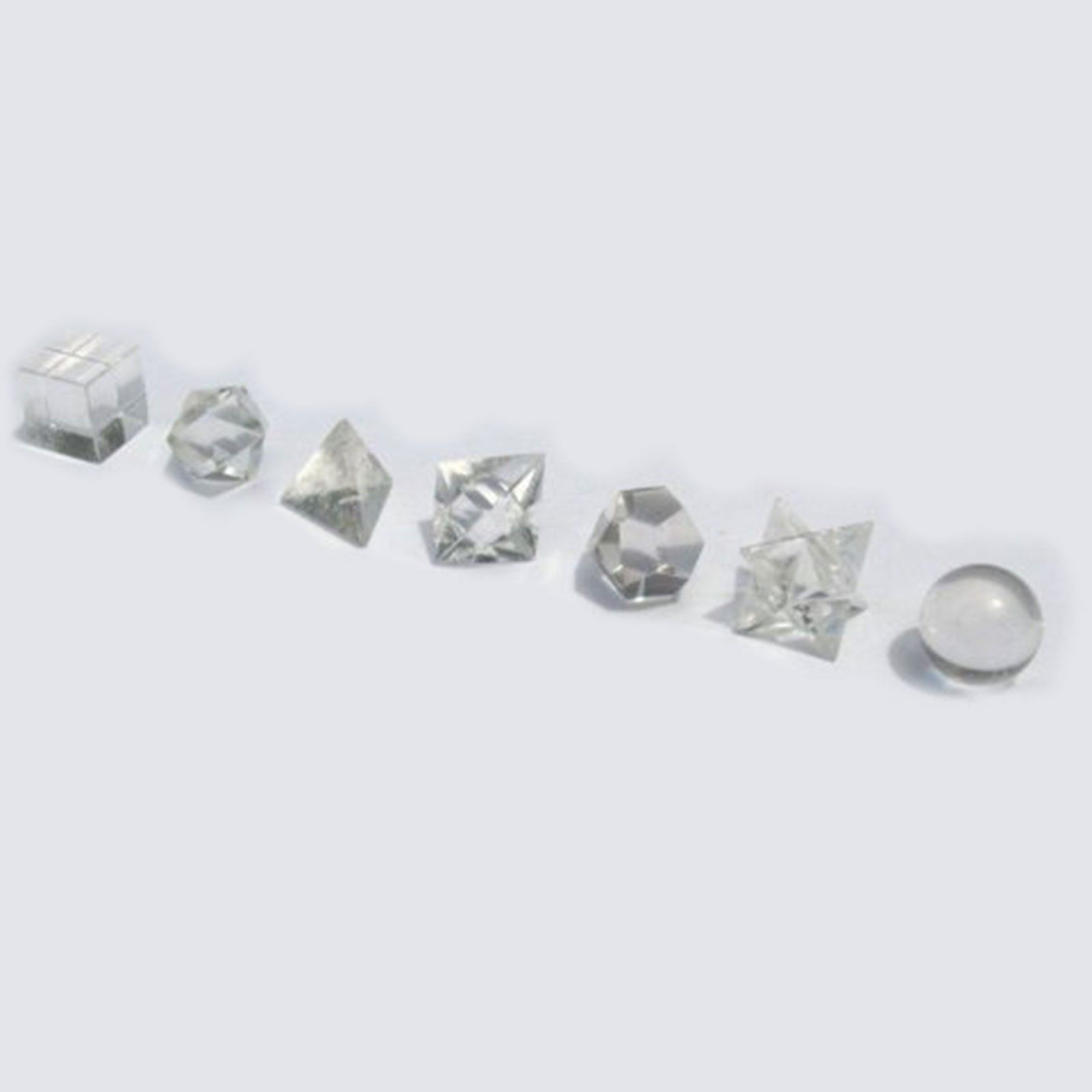 Geometric Seven Piece Crystal Set - Image 3