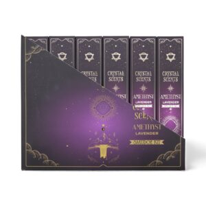Amethyst Crystal Scents Smudge Incense - Lavender