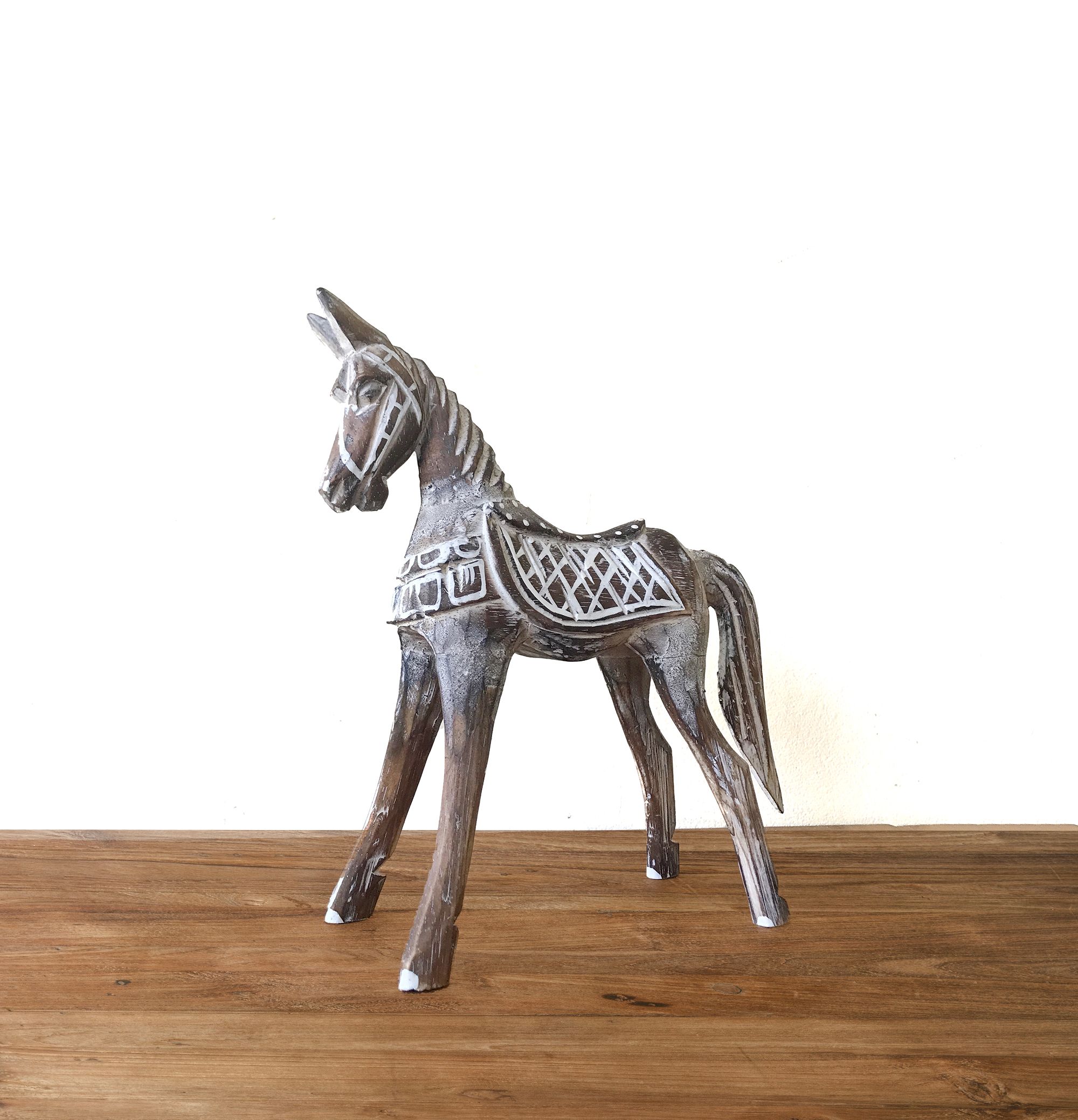 Medium Antique Horse 25 cm - Image 3