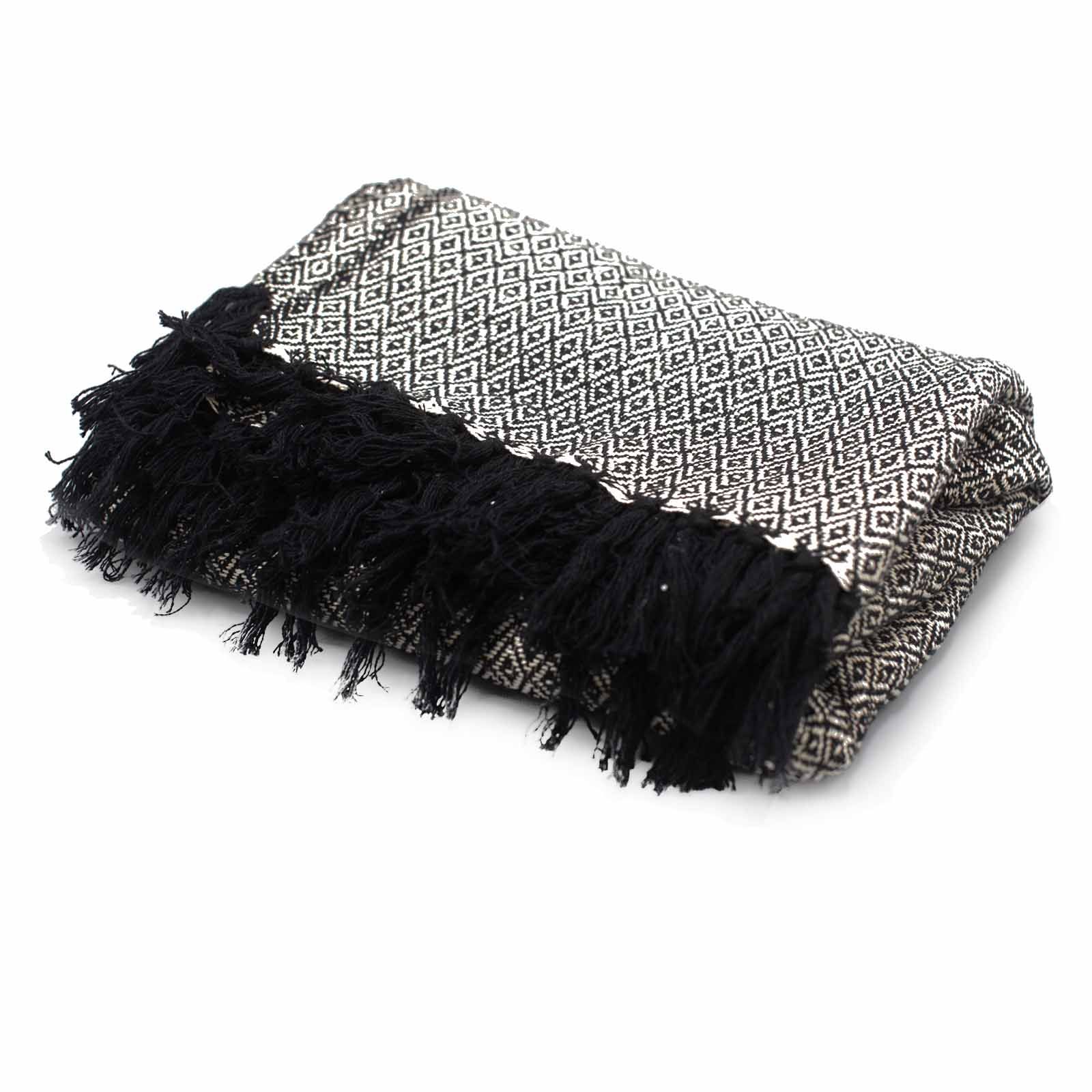 Boho Comfort Throws - Charcoal - Image 2