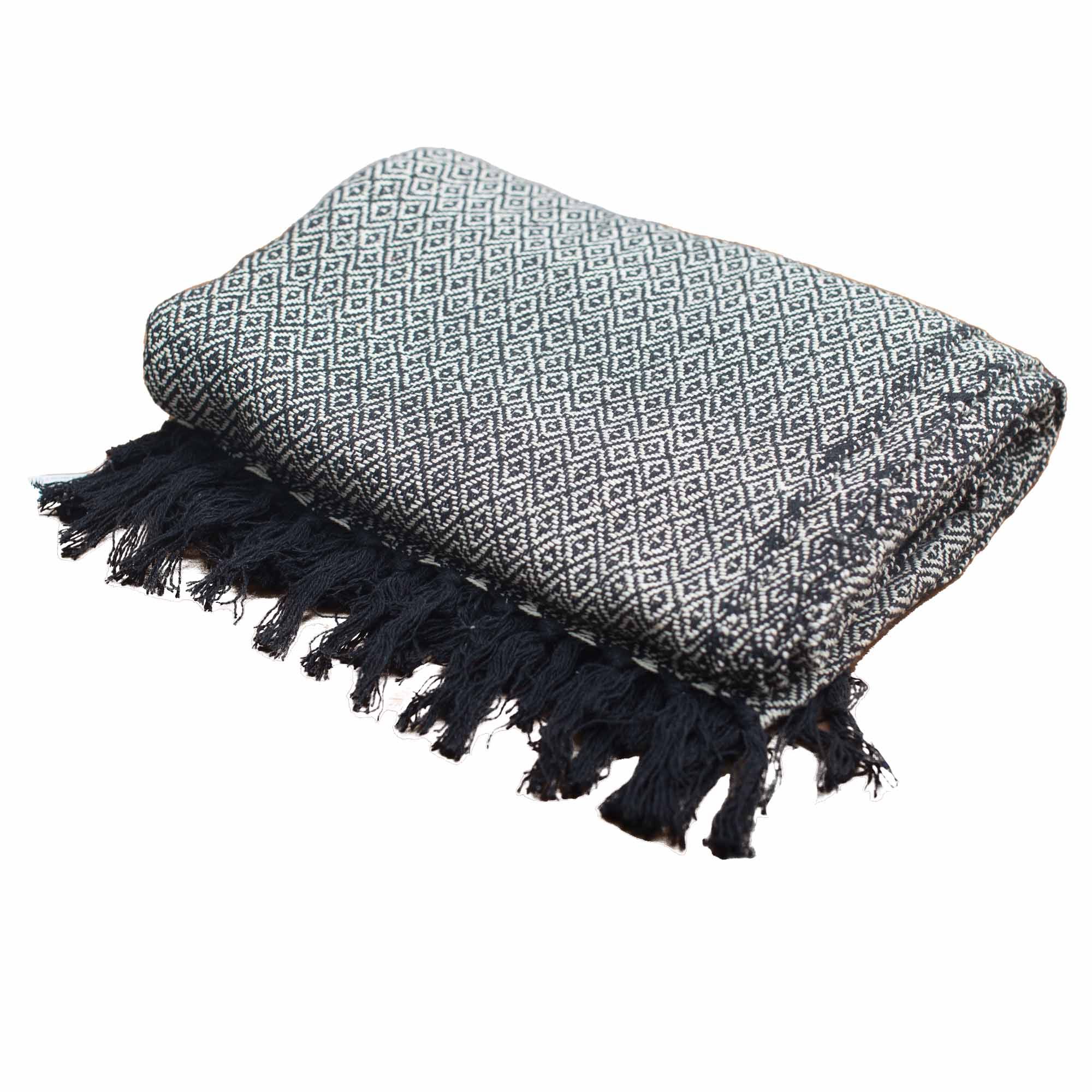 Boho Comfort Throws - Charcoal - Image 3