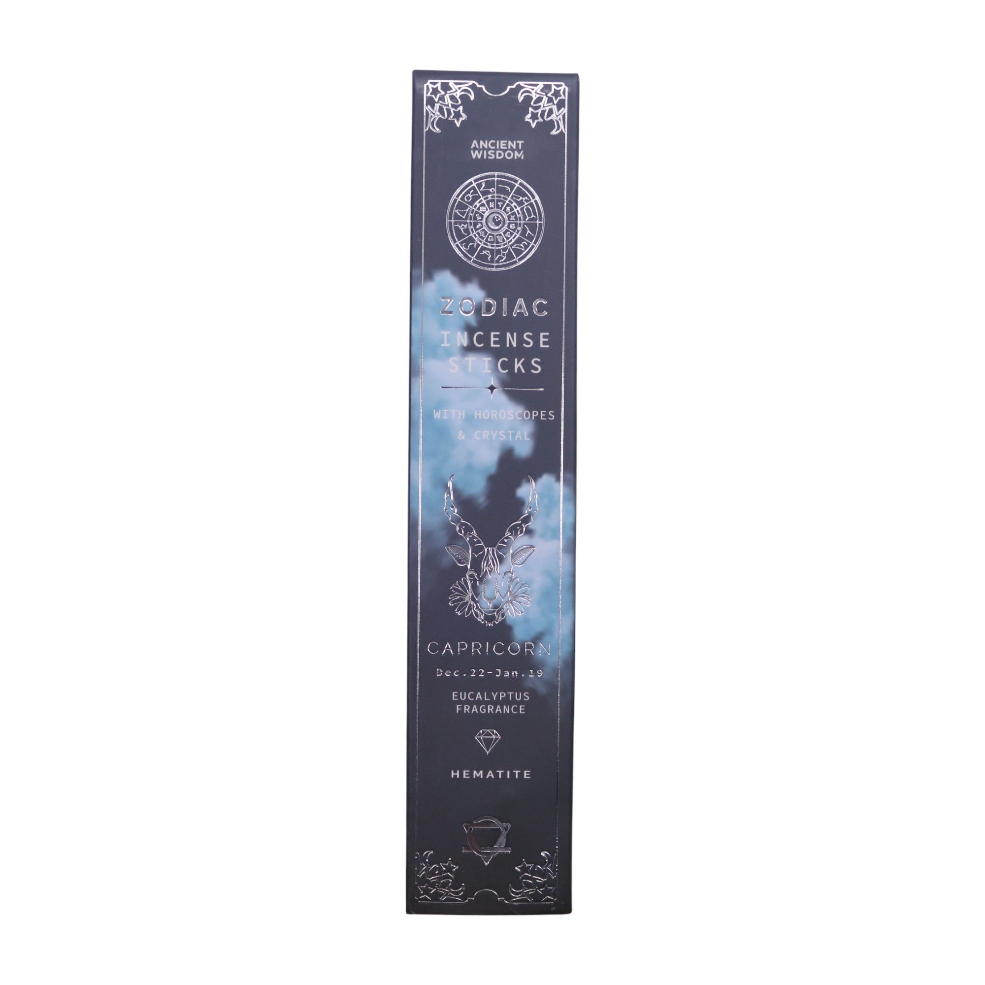 Eucalyptus Zodiac Gemstone Crystal Incense - Capricorn - Image 3