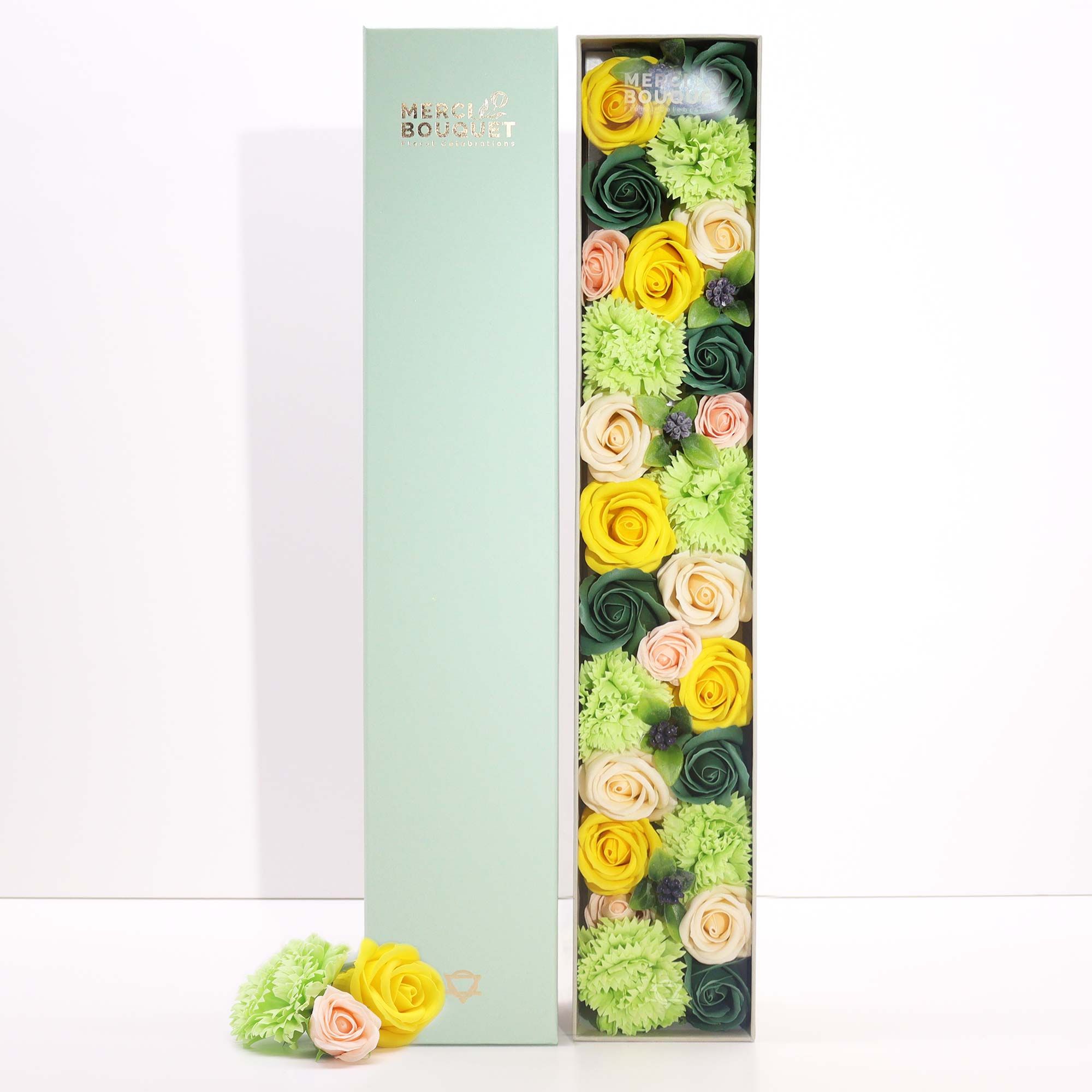Extra Long Box - Spring Celibrations - Yellow & Greens - Image 2