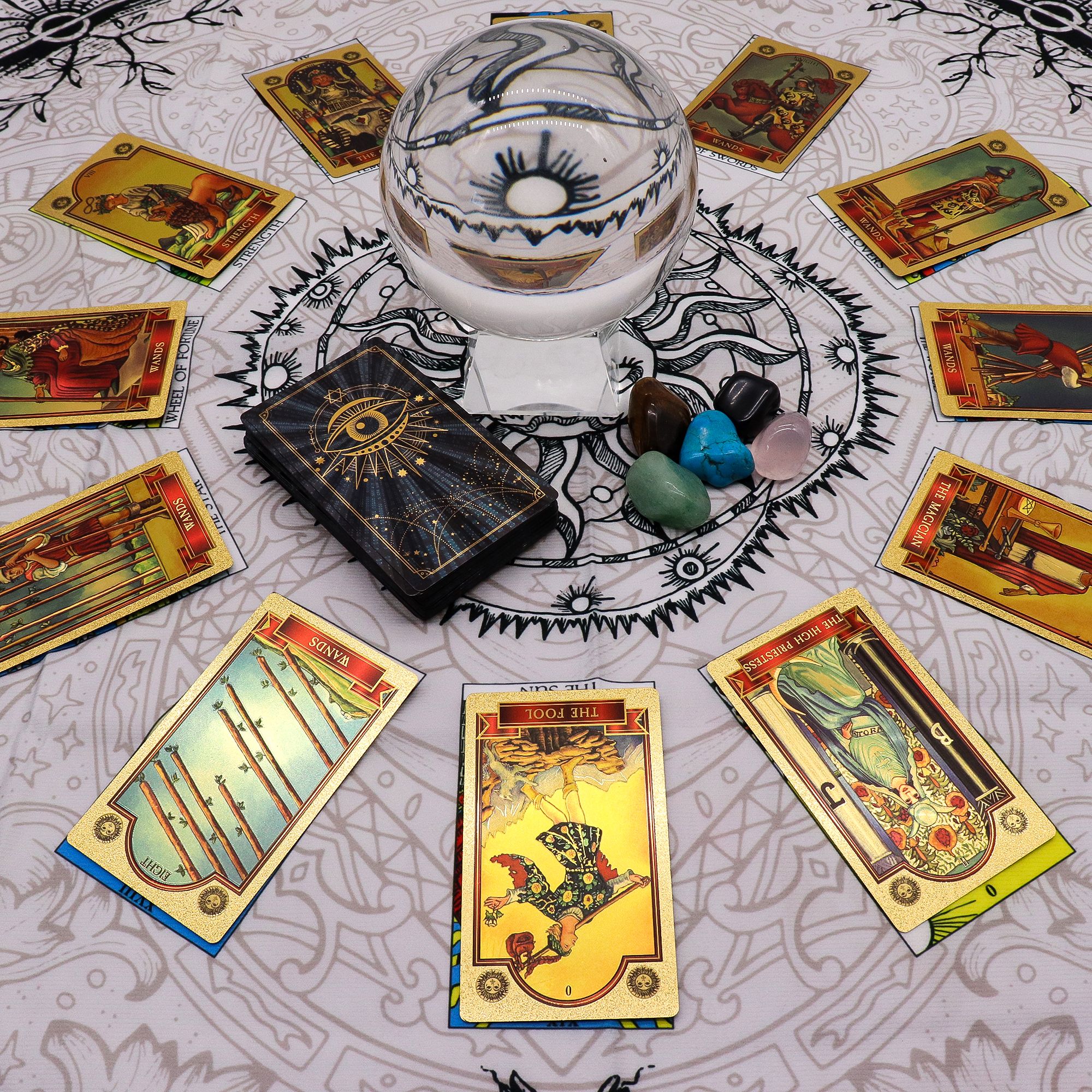 Tarot Reading Cloth - Tree of Life - Image 5