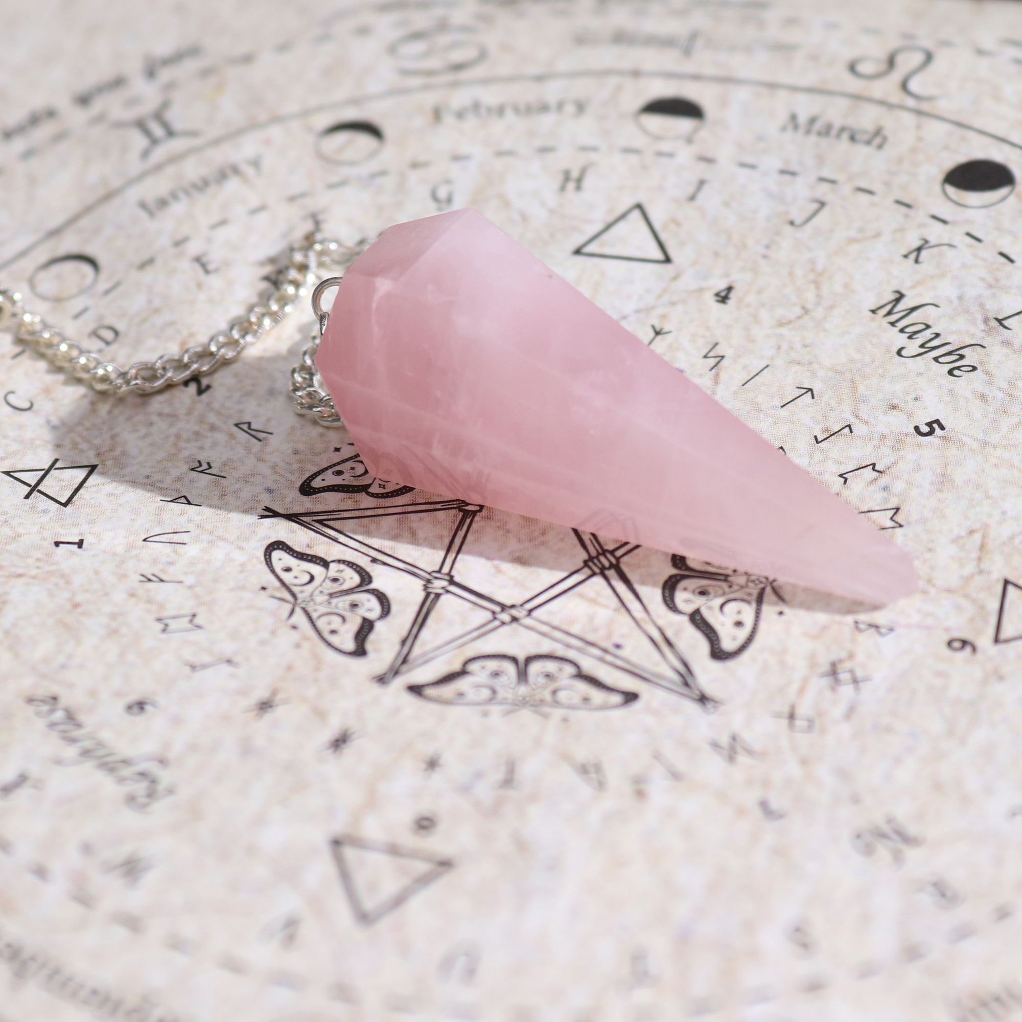 Ancient Witch Spell Incense - Love - Rose Quartz Pendulum - Image 3