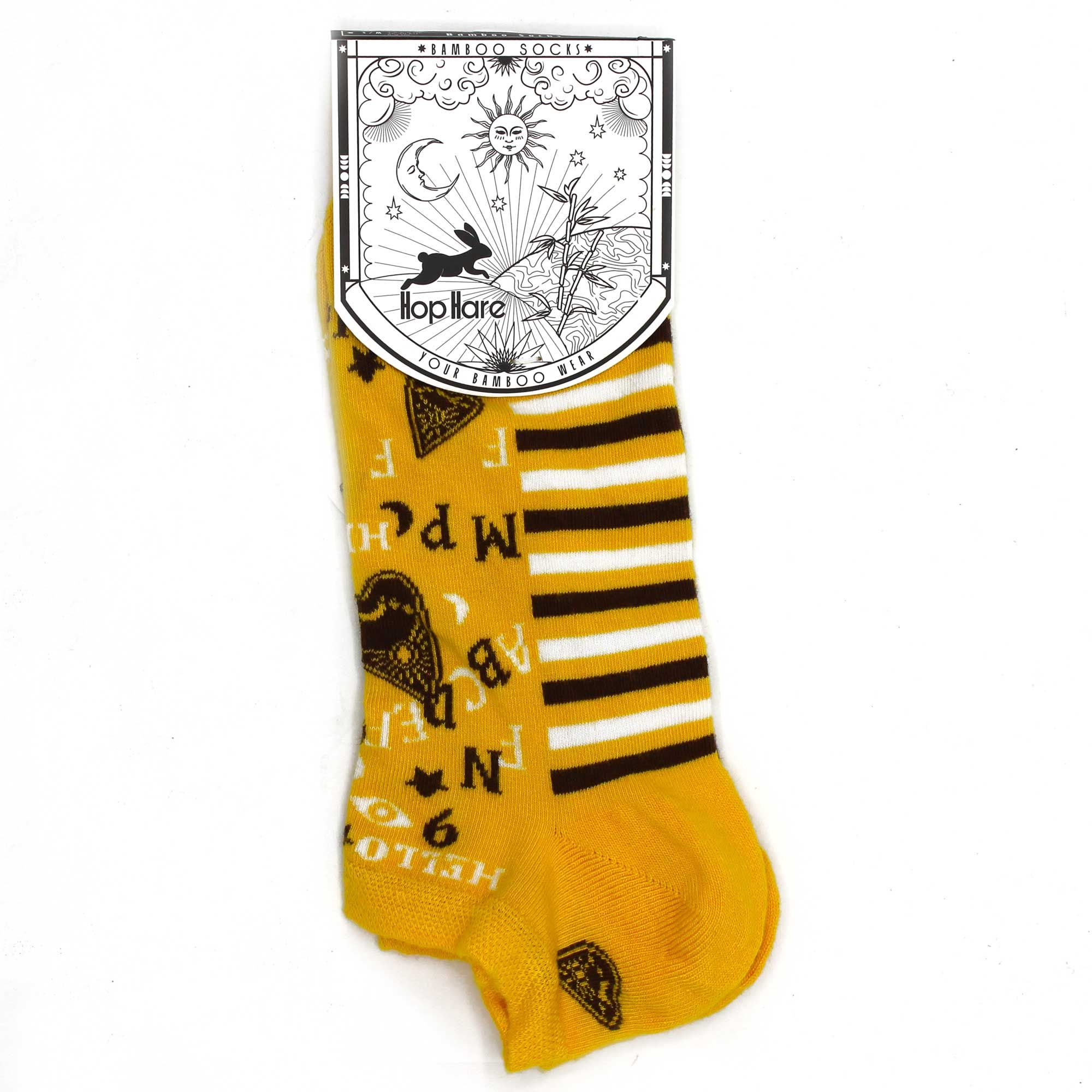 S/M Hop Hare Bamboo Socks Low (3.5-6.5) - Ouija Board - Image 2