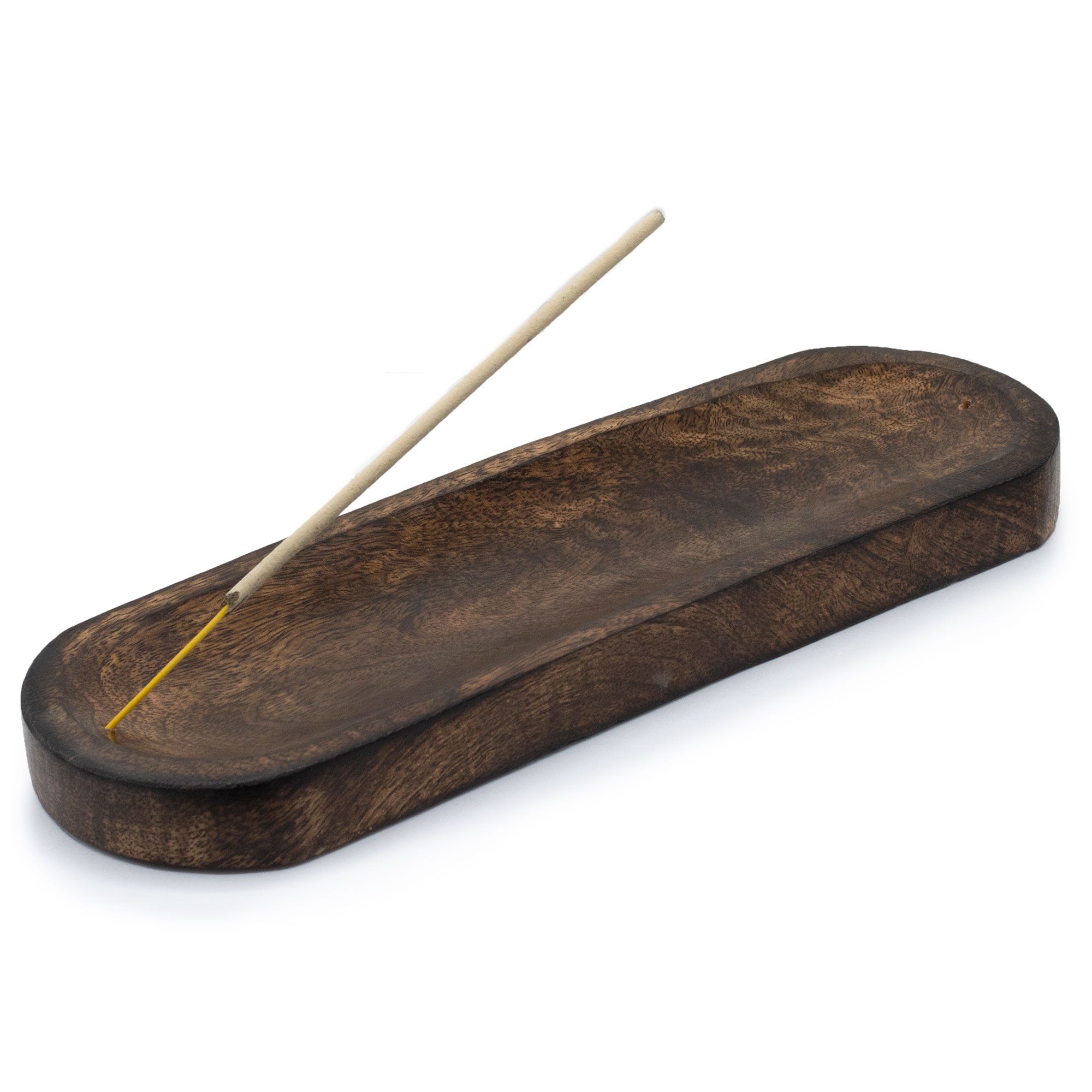 Large Incense Tray 30x10cm - Classic Mango Wood - Image 2