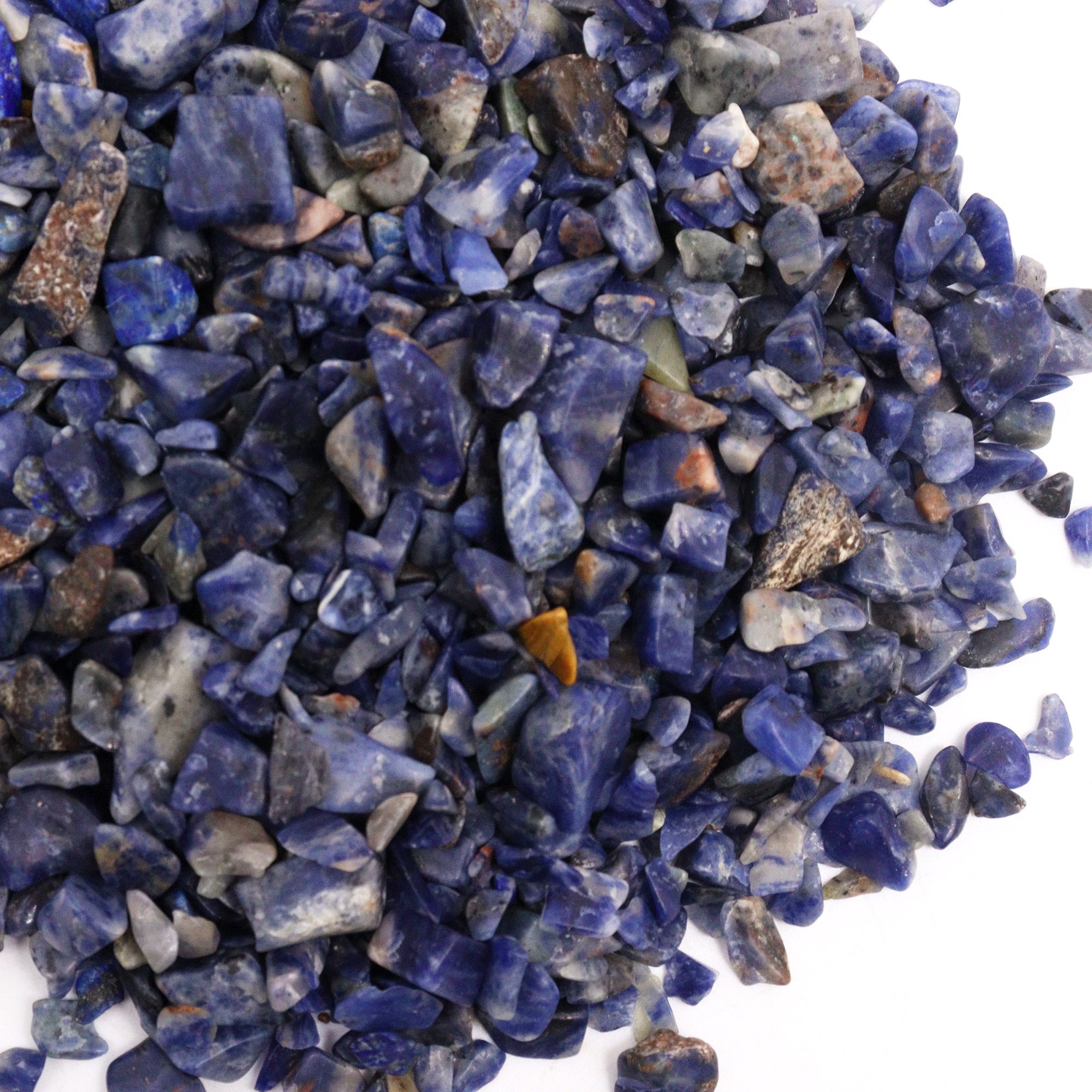 Sodalite Chips Gemstone Chips Bulk - 1KG - Image 2