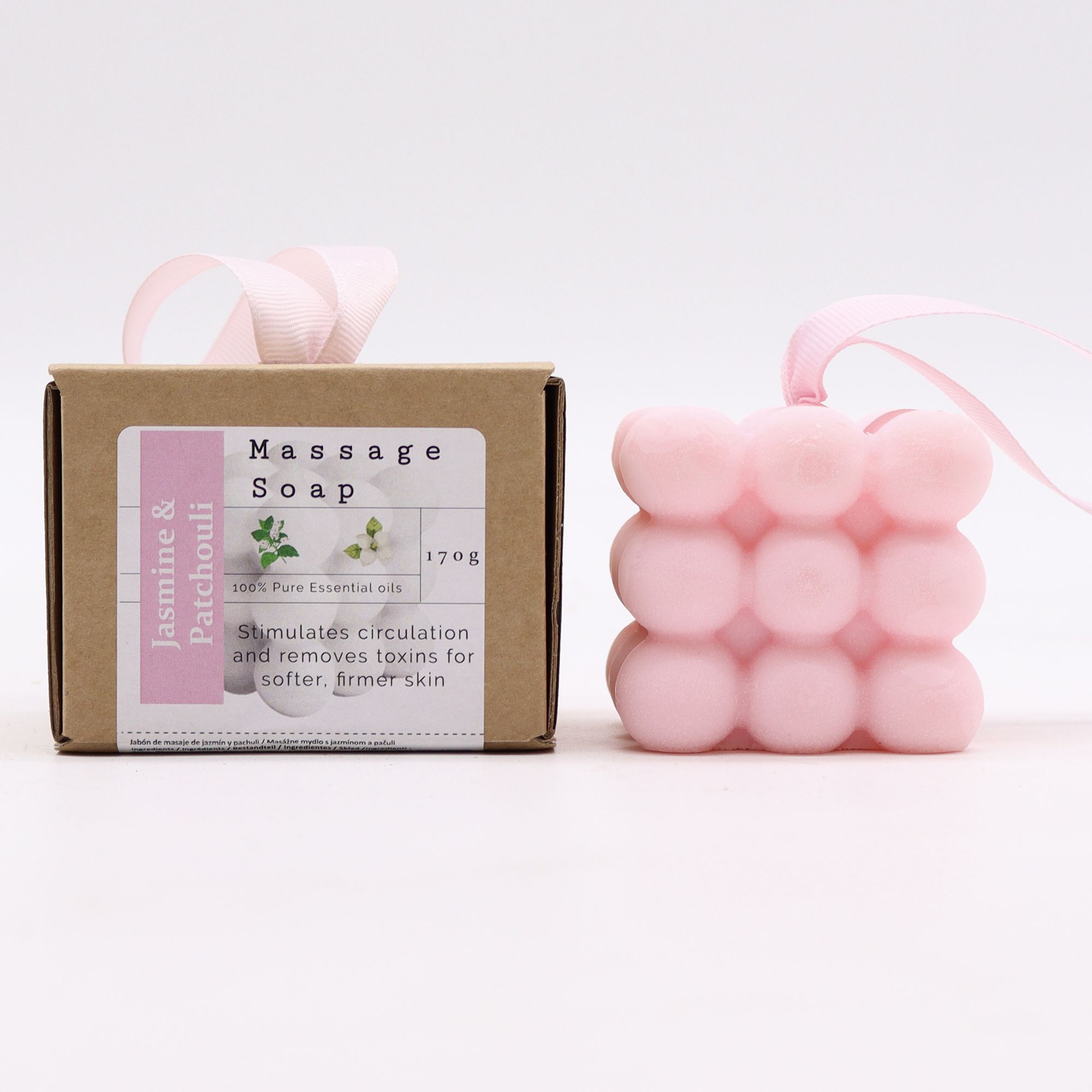 Boxed Single Massage Soaps - Jasmine & Patchouli - Image 4