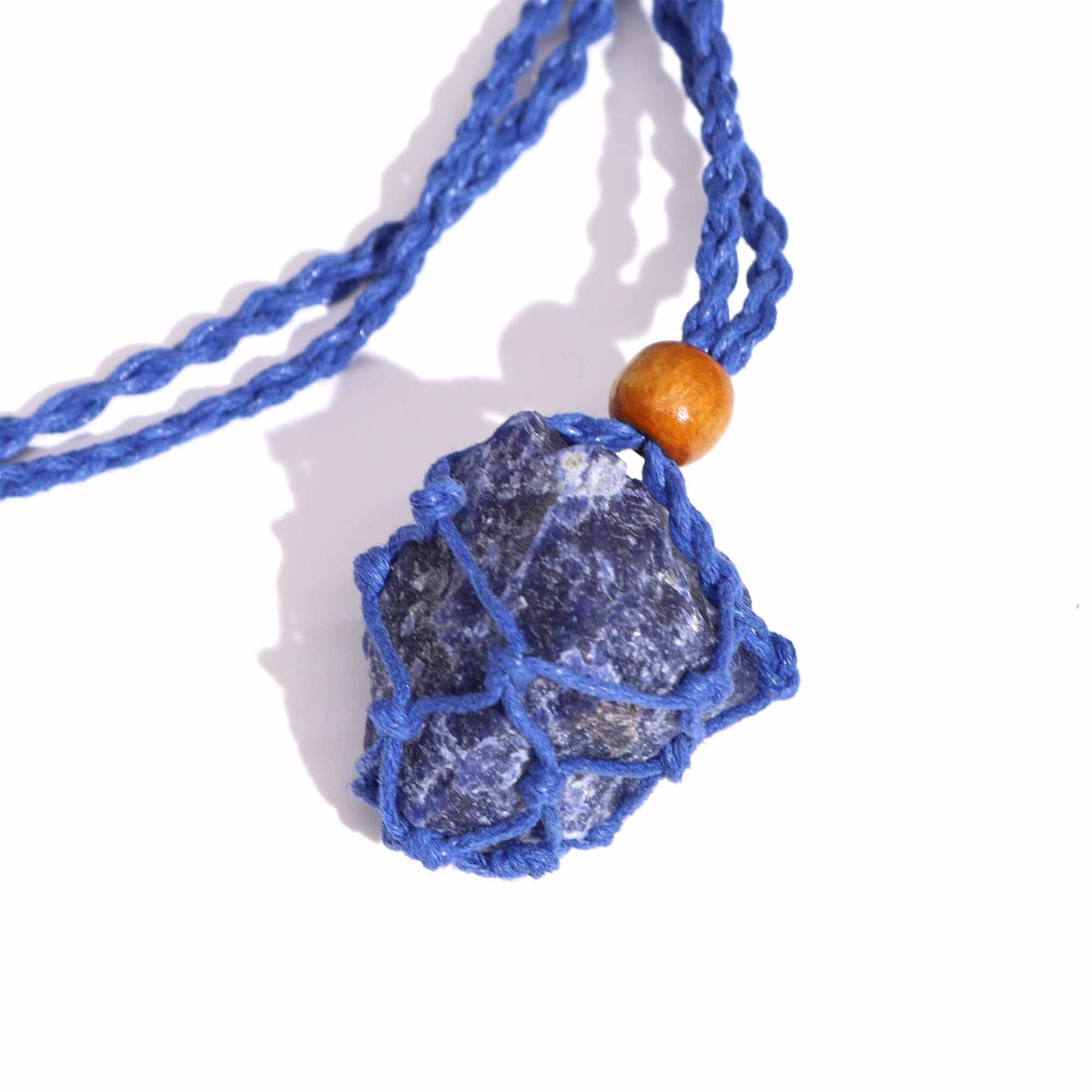 Gemstone Necklace Cord - Navy - Image 4