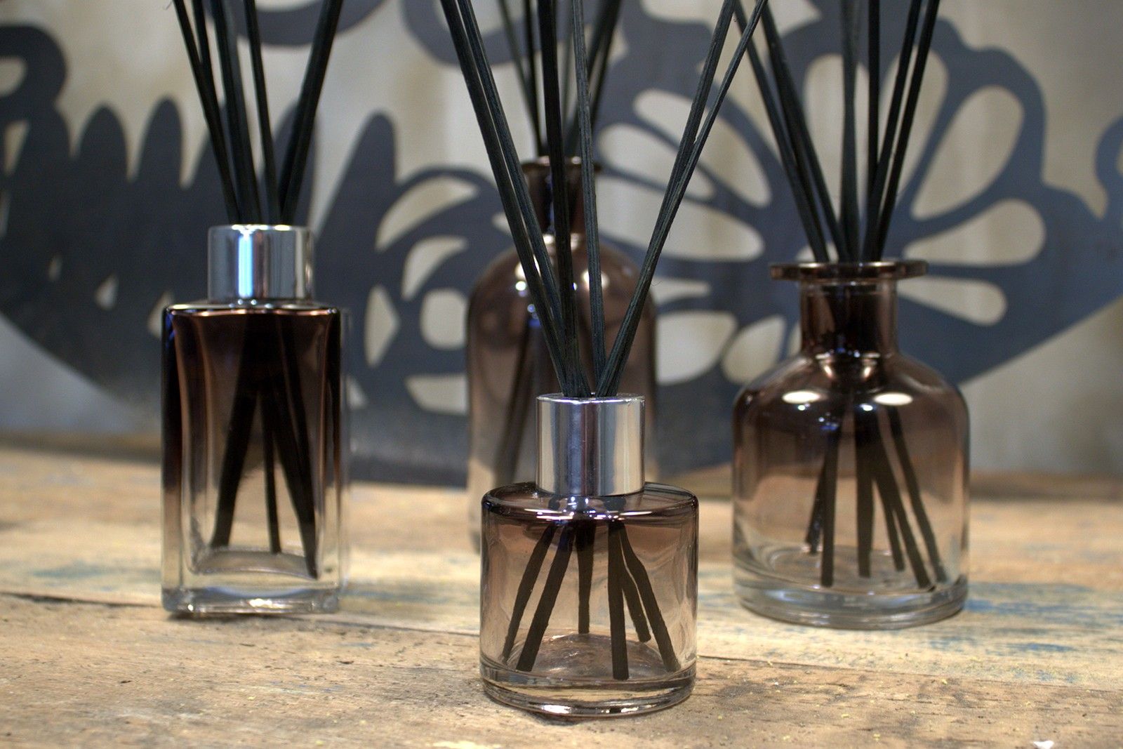 100 ml Square Long Reed Diffuser Bottlle - Charcoal - Image 3