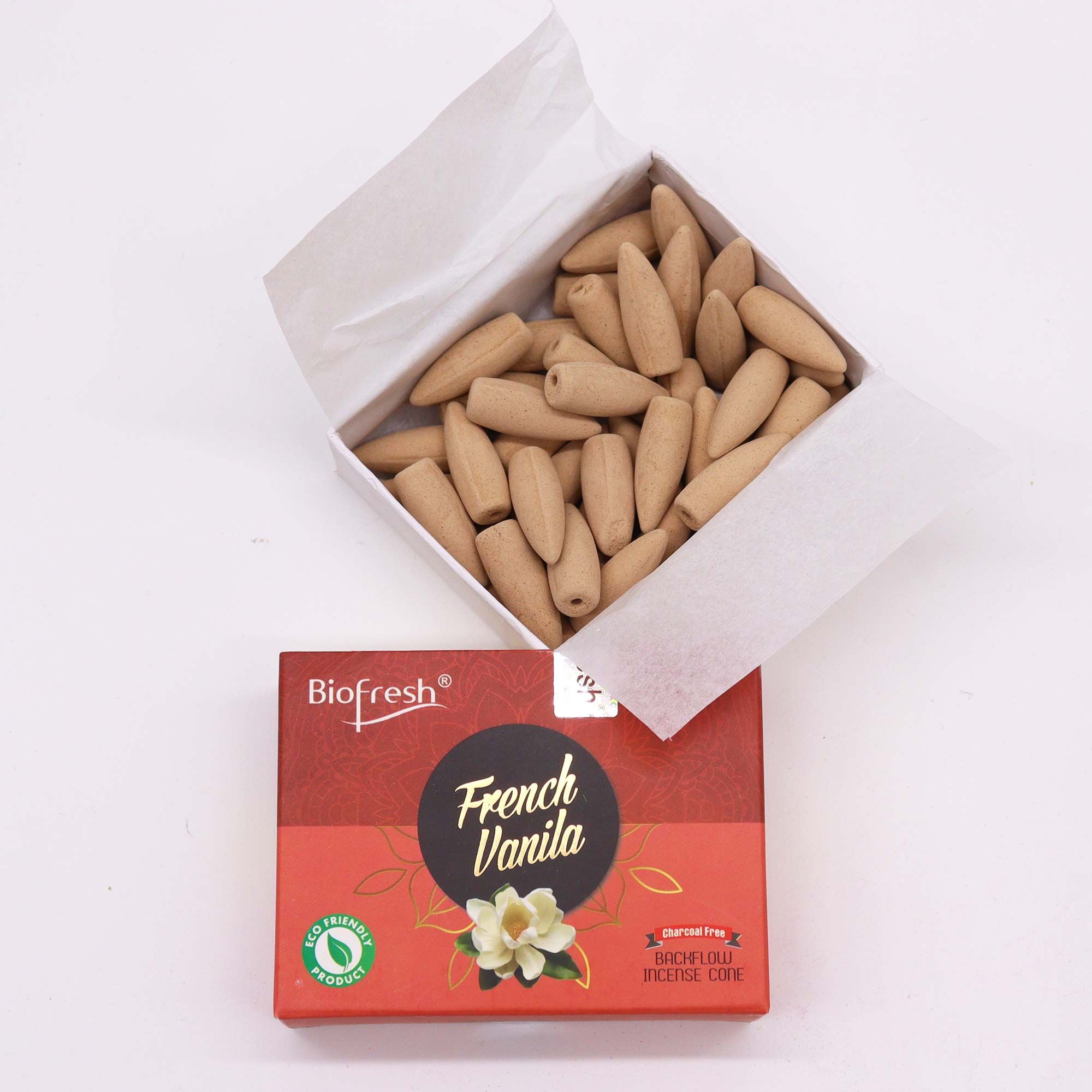 Biofresh Backflow Incense Cones - French Vanilla - Image 2