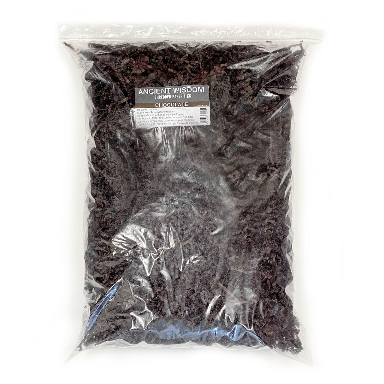 SizzlePak Shredded paper - Chocolate (1KG) - Image 3