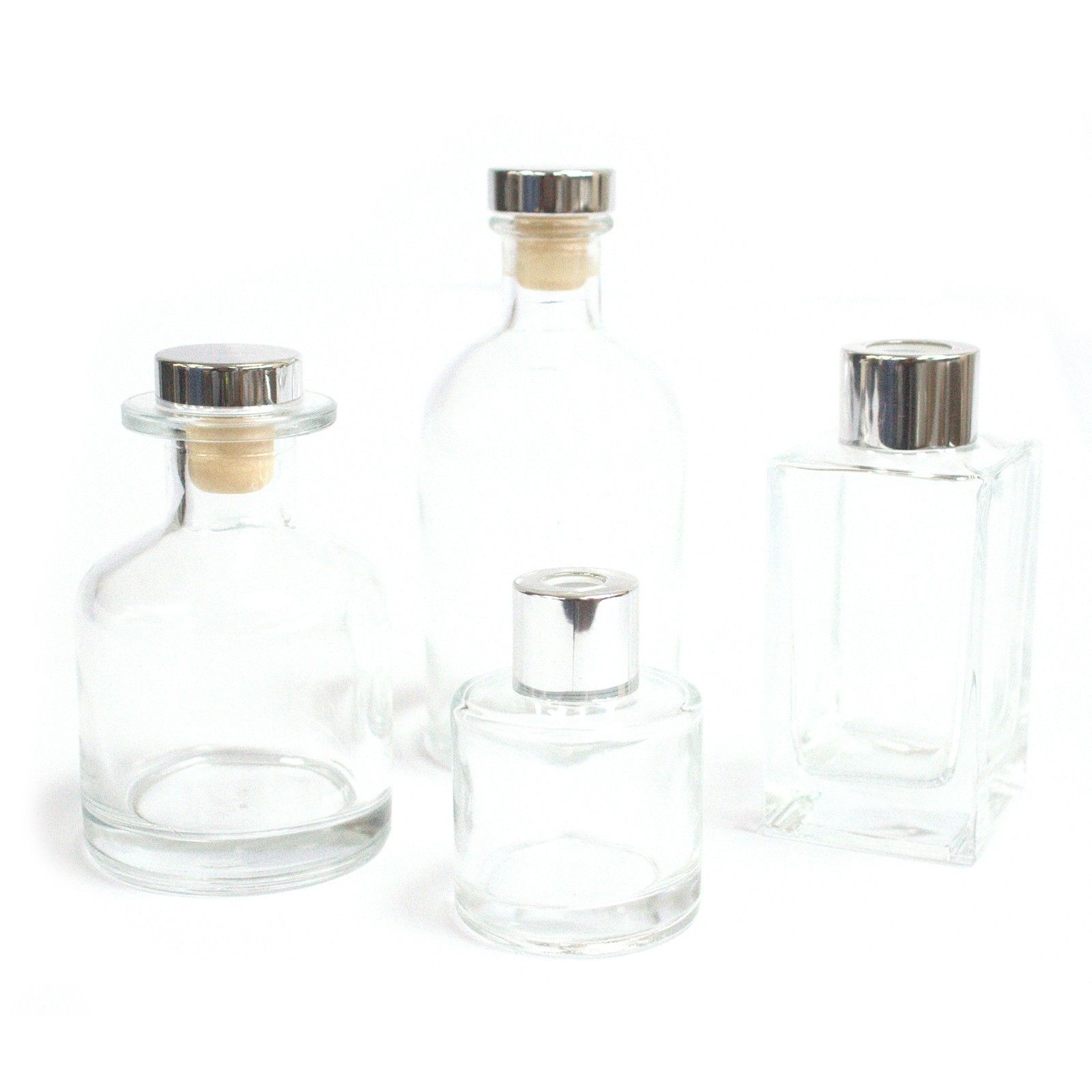 100 ml Square Long Reed Diffuser Bottlle - Clear - Image 2