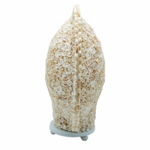 Boho Sea Shell Lamp - Cut Art Shell Large Round - 30cm
