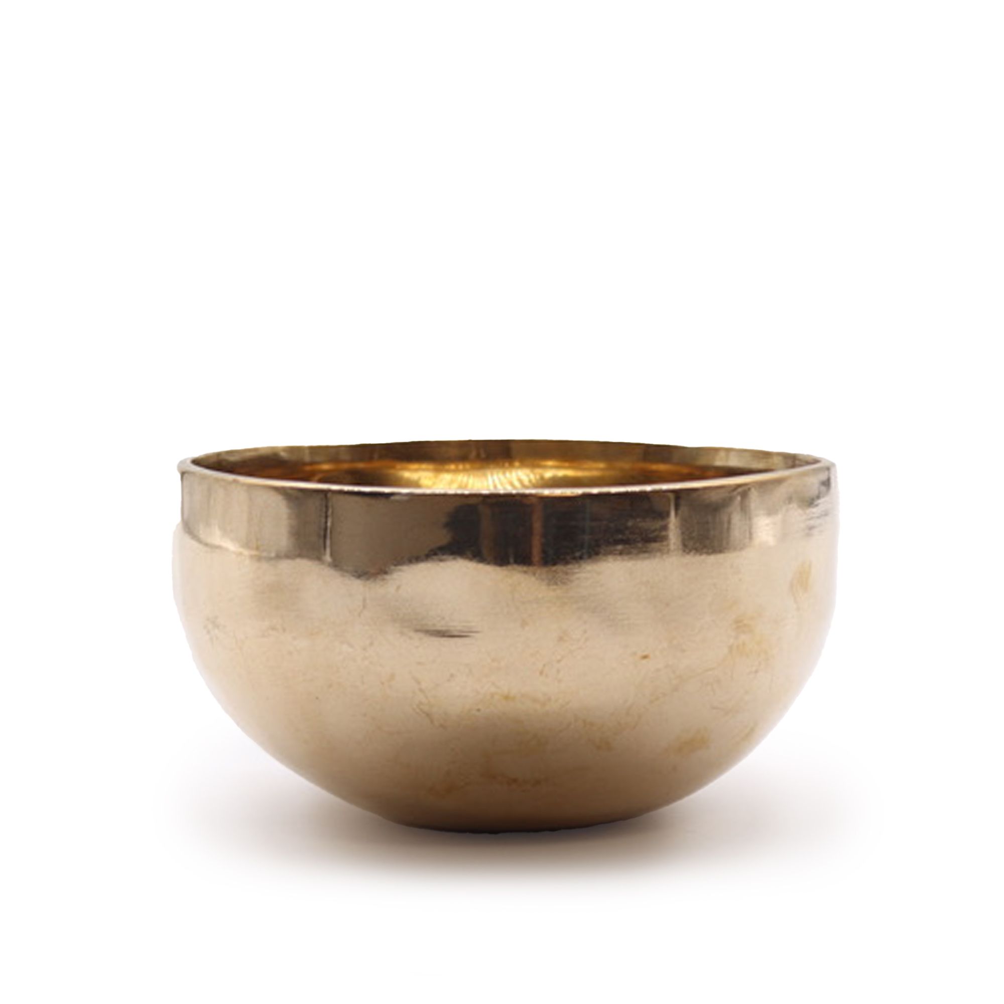 Small Shining Bell-Metal Handmade Singing Bowl (approx 550g) -13cm - Image 4