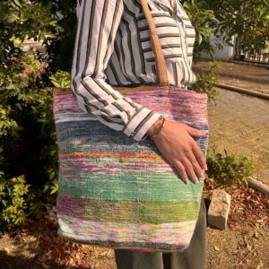 Recycled Big Rug Bag - Shades of Dusk