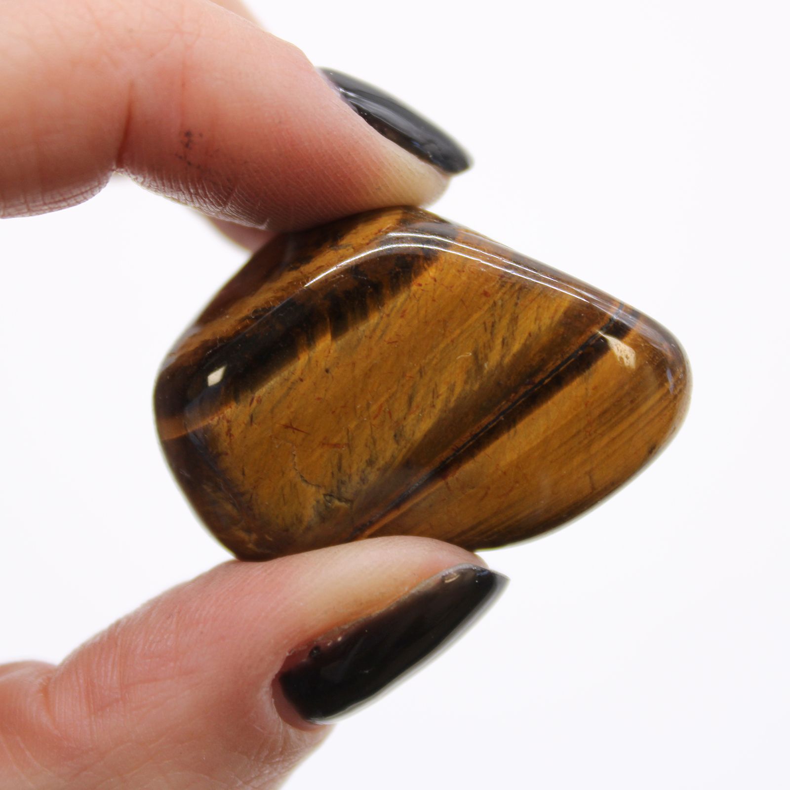 Medium African Tumble Stones - Tigers Eye - Golden - Image 2