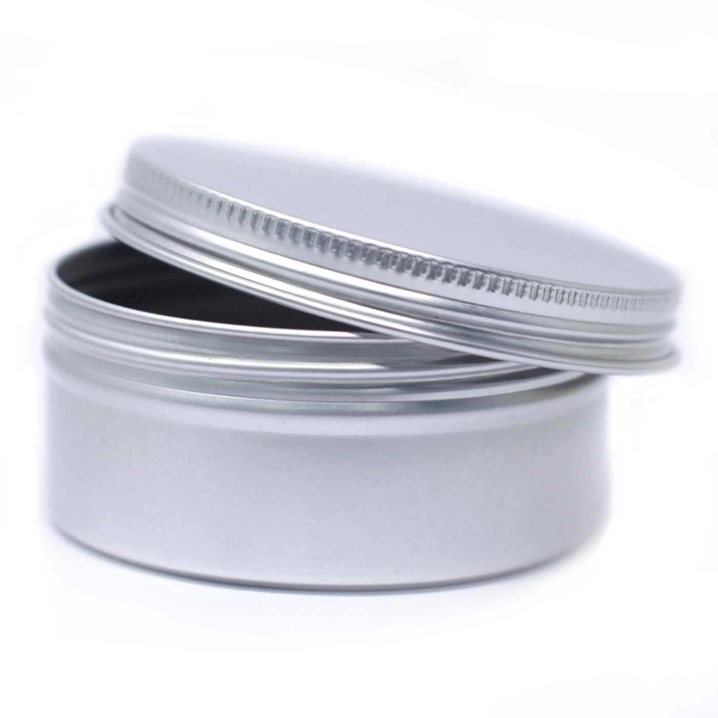 Aluminium Tin Box Round with Screw Top - 70x35mm - Image 3