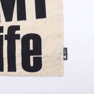 Iconic Basic Tote Bag - IT's MY LIFE - Natural 4oz