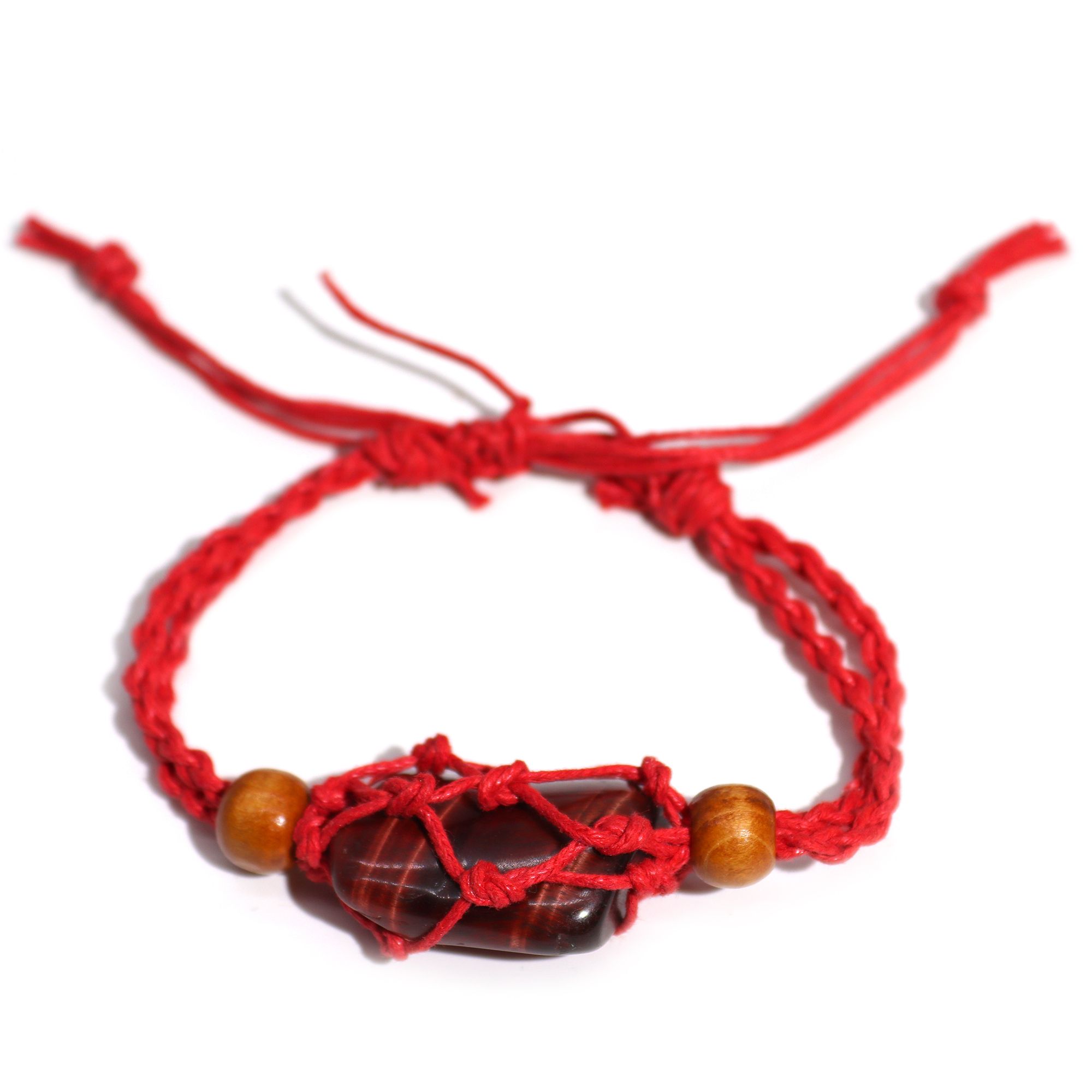 Gemstone Bracelet Cord - Red - Image 5