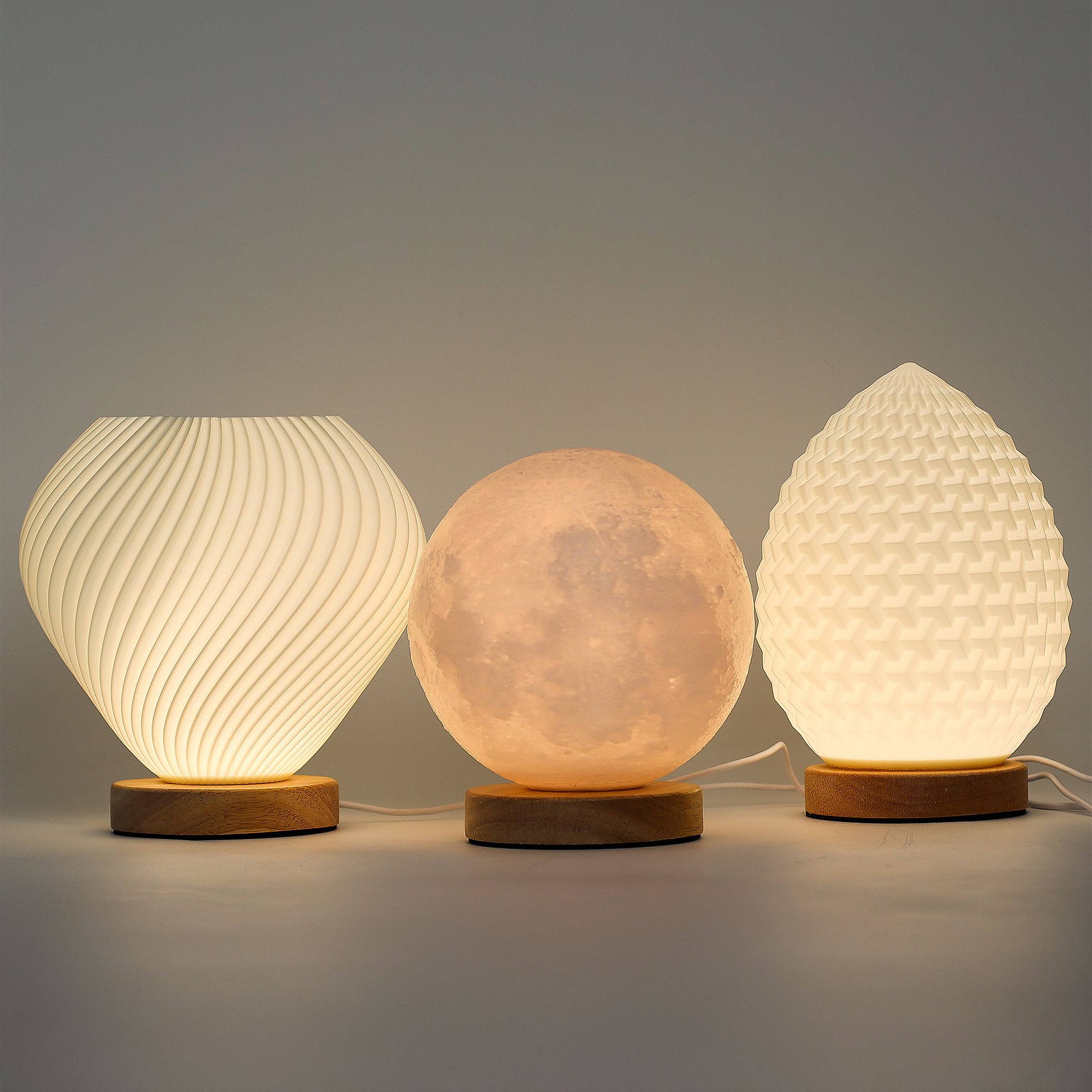 New Wave Lamp - USB - 3 settings - Moon - Image 5